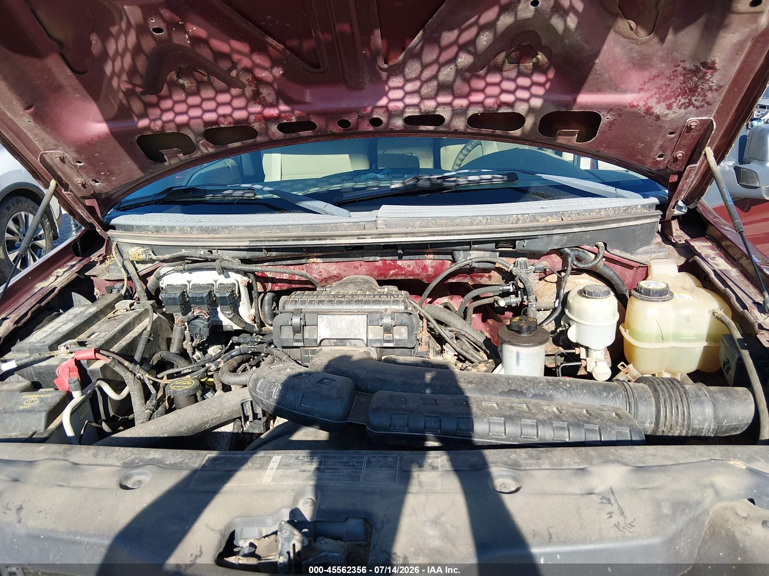 2006 Ford F-150 Fx4/lariat/xl/xlt Burgundy vin: 1FTPX14576NA48189
