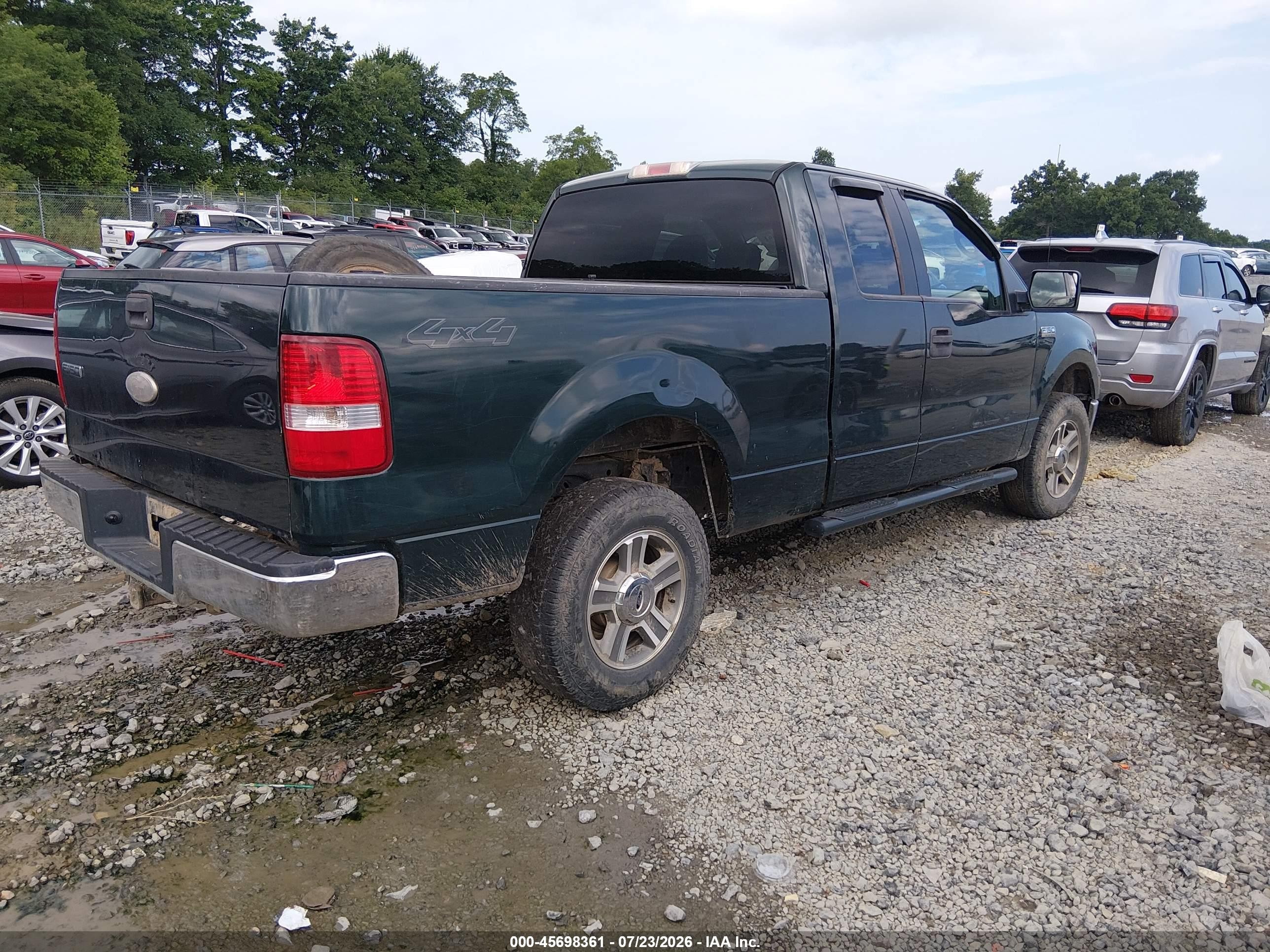 2006 Ford F-150 Fx4/lariat/xl/xlt Green vin: 1FTPX14576NB44887
