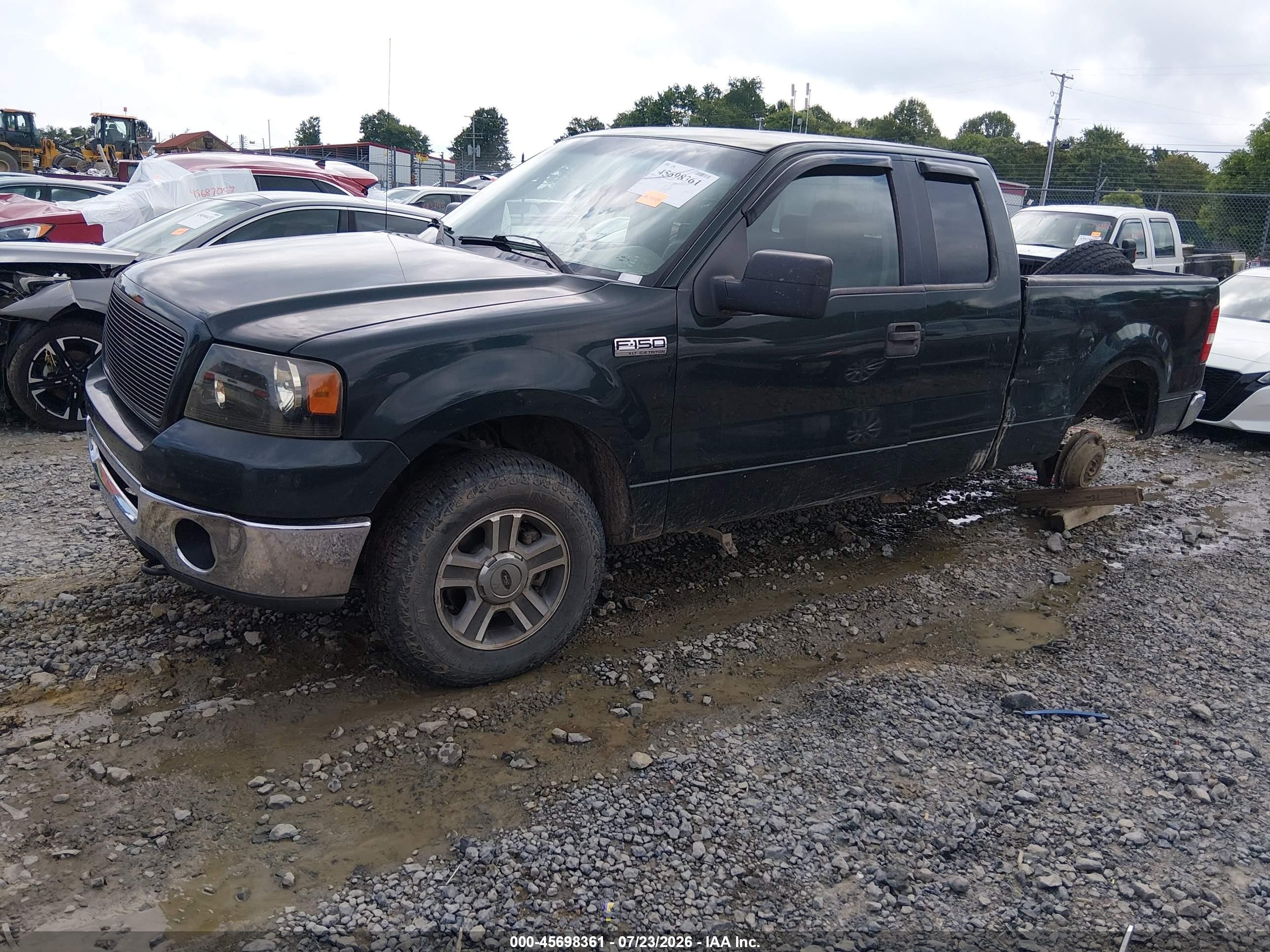 2006 Ford F-150 Fx4/lariat/xl/xlt Green vin: 1FTPX14576NB44887