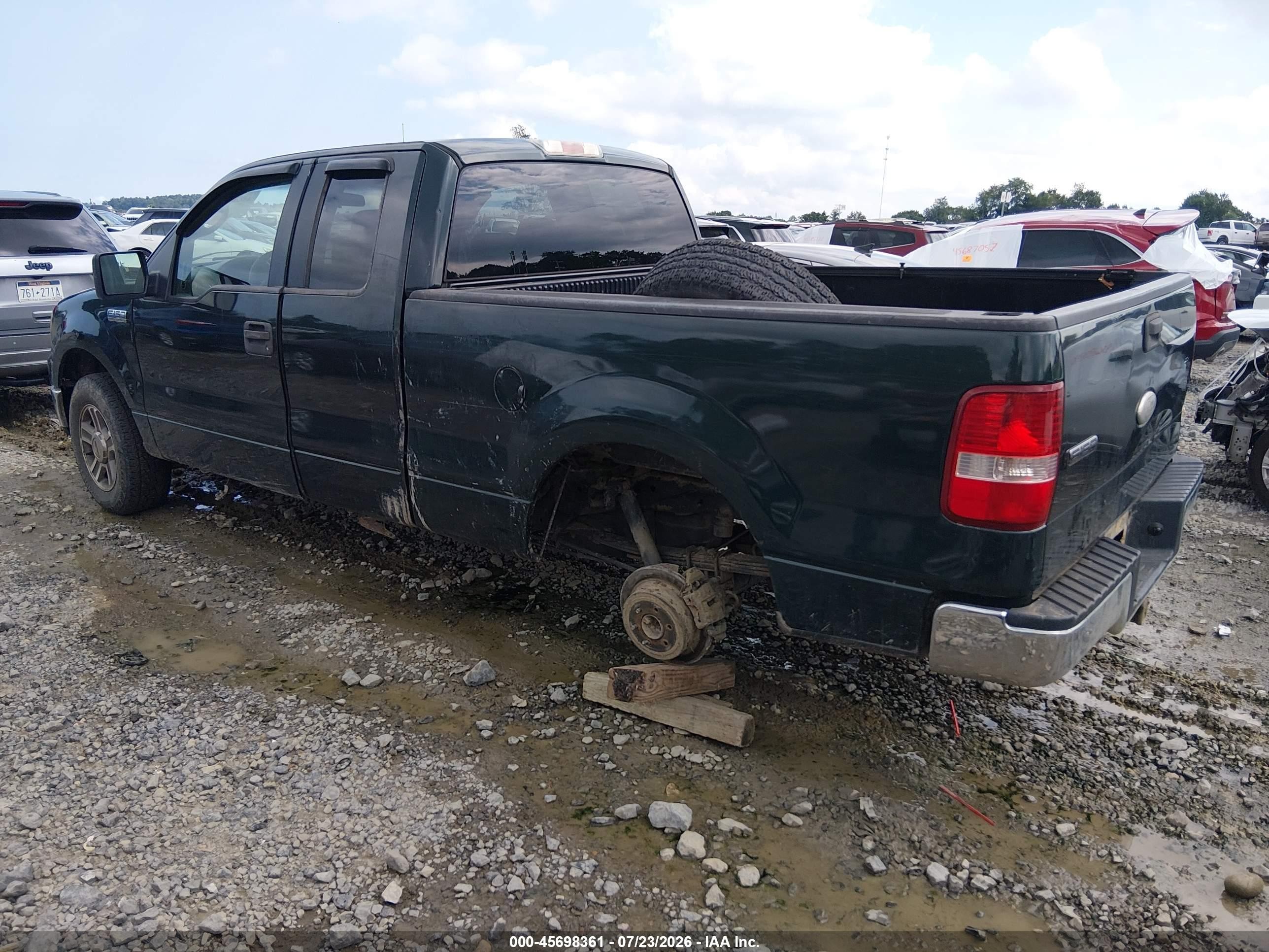 2006 Ford F-150 Fx4/lariat/xl/xlt Green vin: 1FTPX14576NB44887
