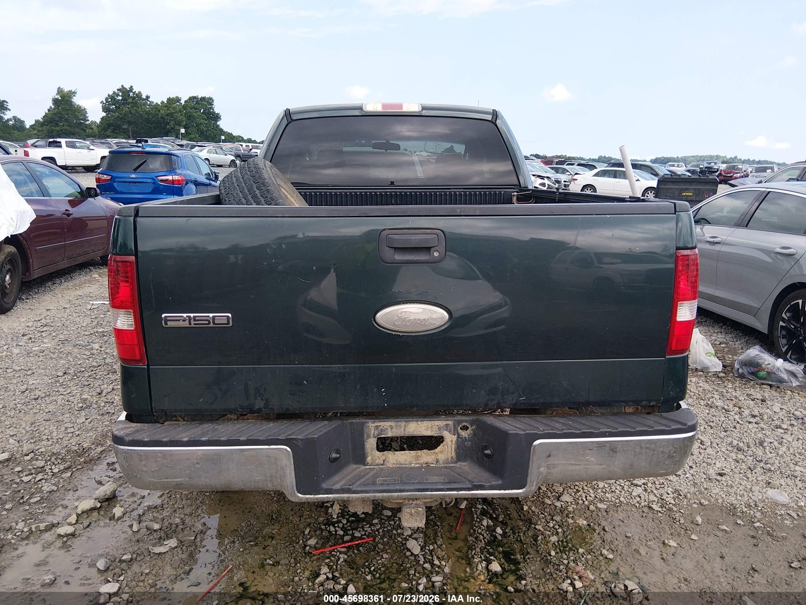 2006 Ford F-150 Fx4/lariat/xl/xlt Green vin: 1FTPX14576NB44887