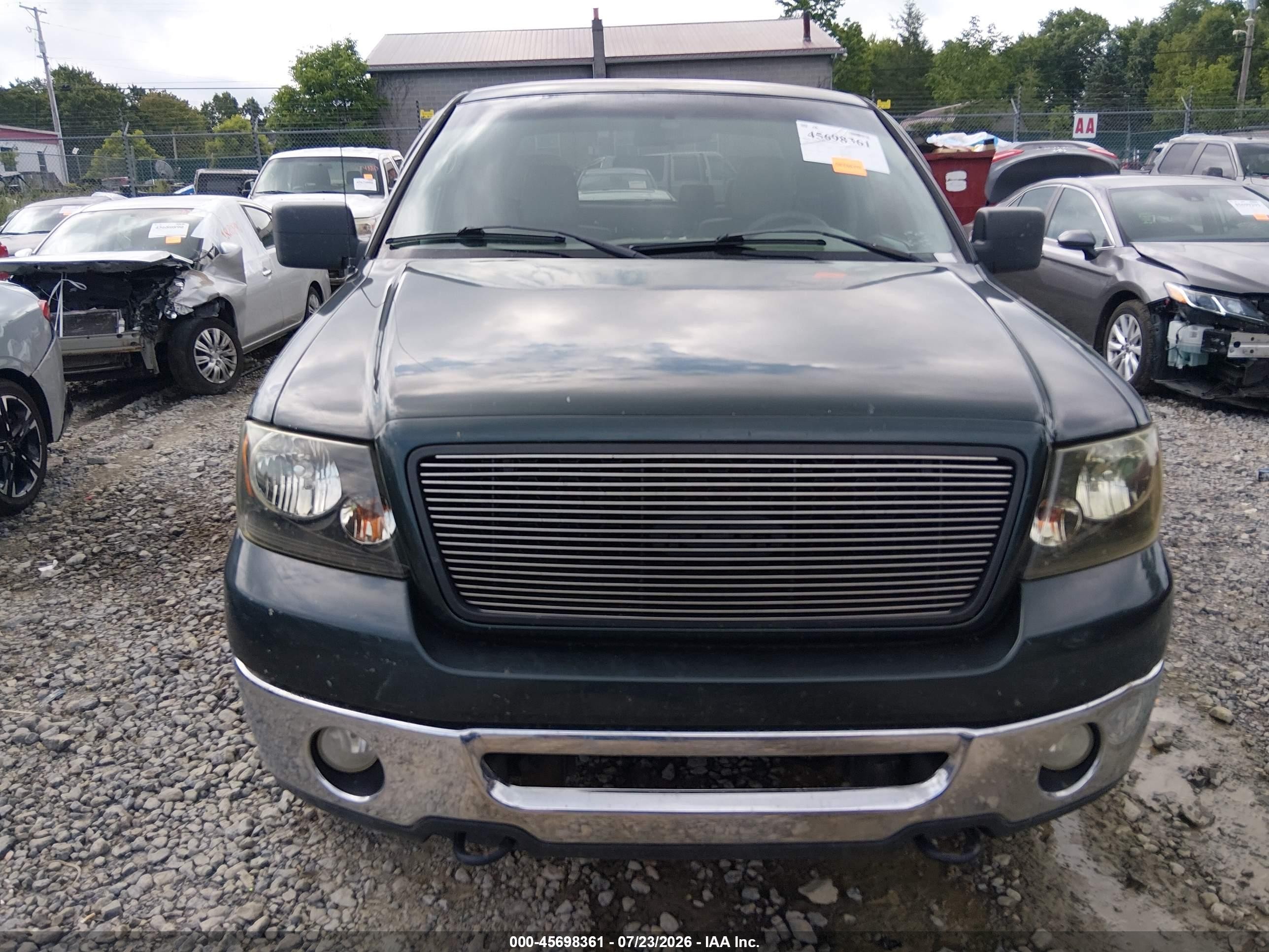 2006 Ford F-150 Fx4/lariat/xl/xlt Green vin: 1FTPX14576NB44887