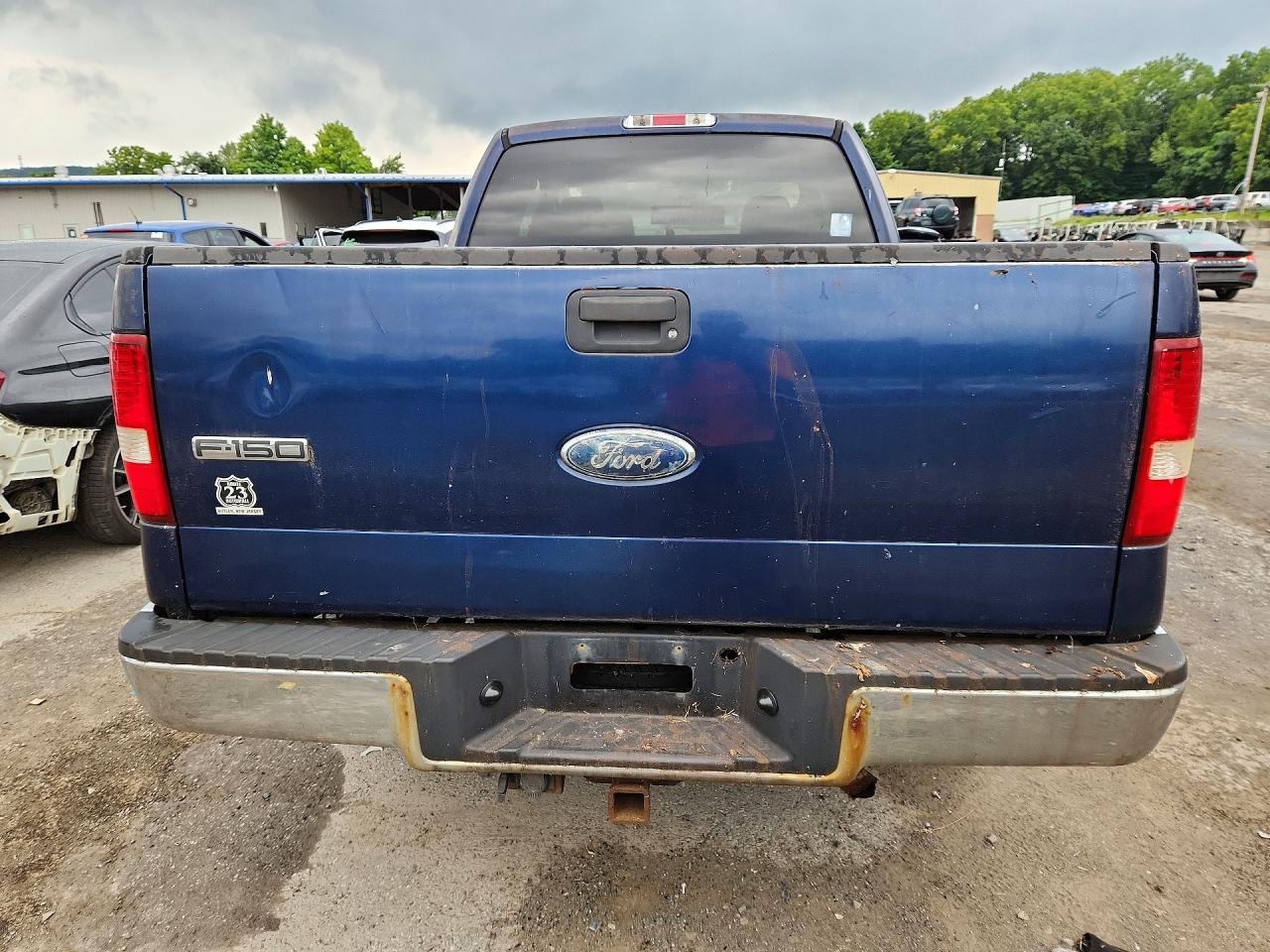 2007 Ford F150 Blue vin: 1FTPX14577NA19874