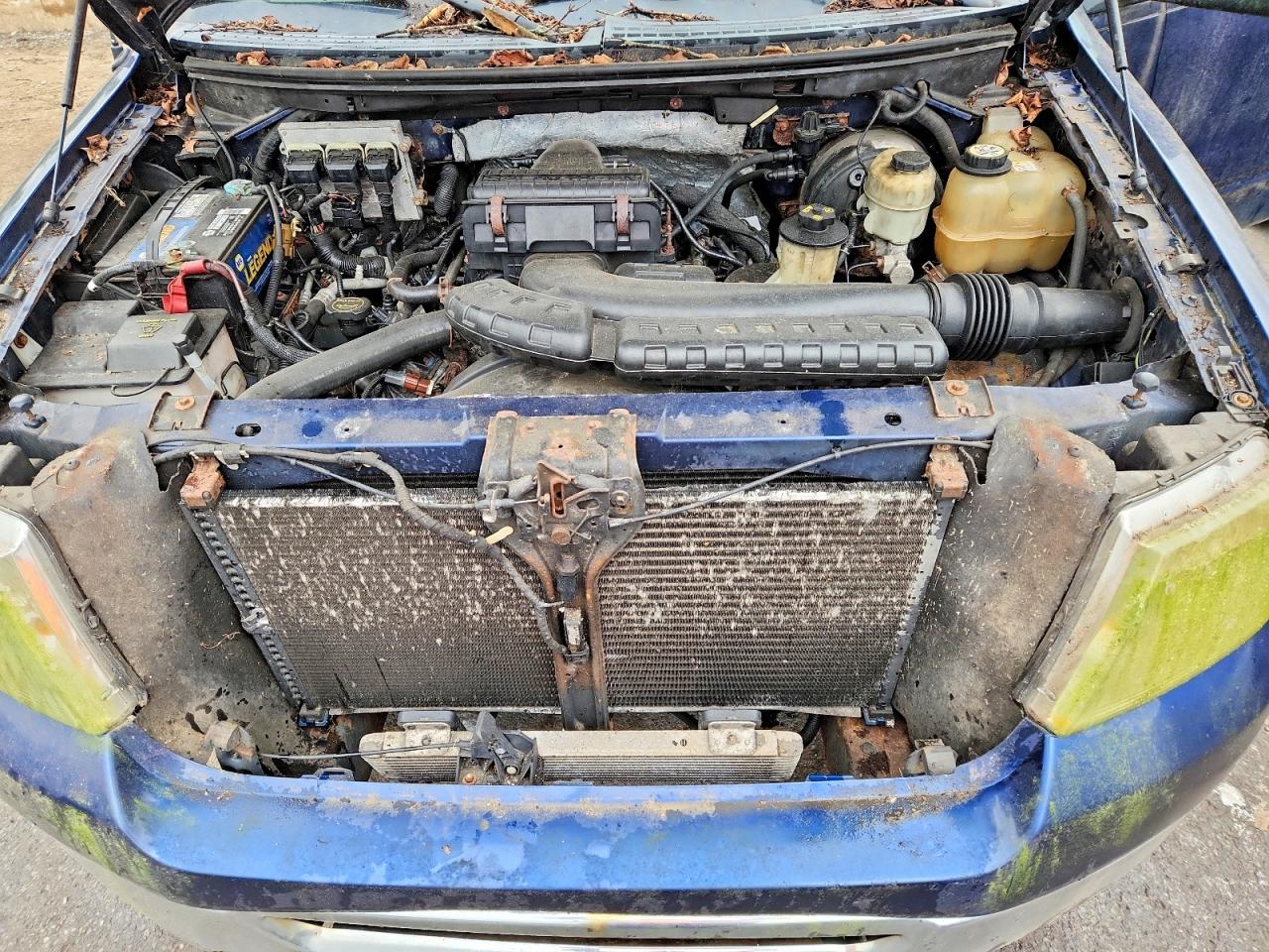 2007 Ford F150 Blue vin: 1FTPX14577NA19874