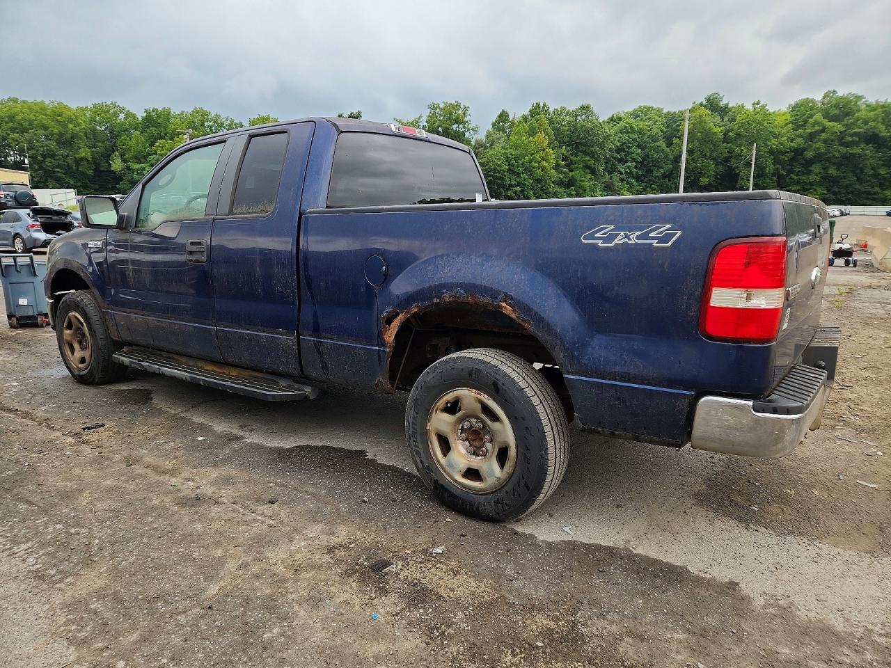 2007 Ford F150 Blue vin: 1FTPX14577NA19874