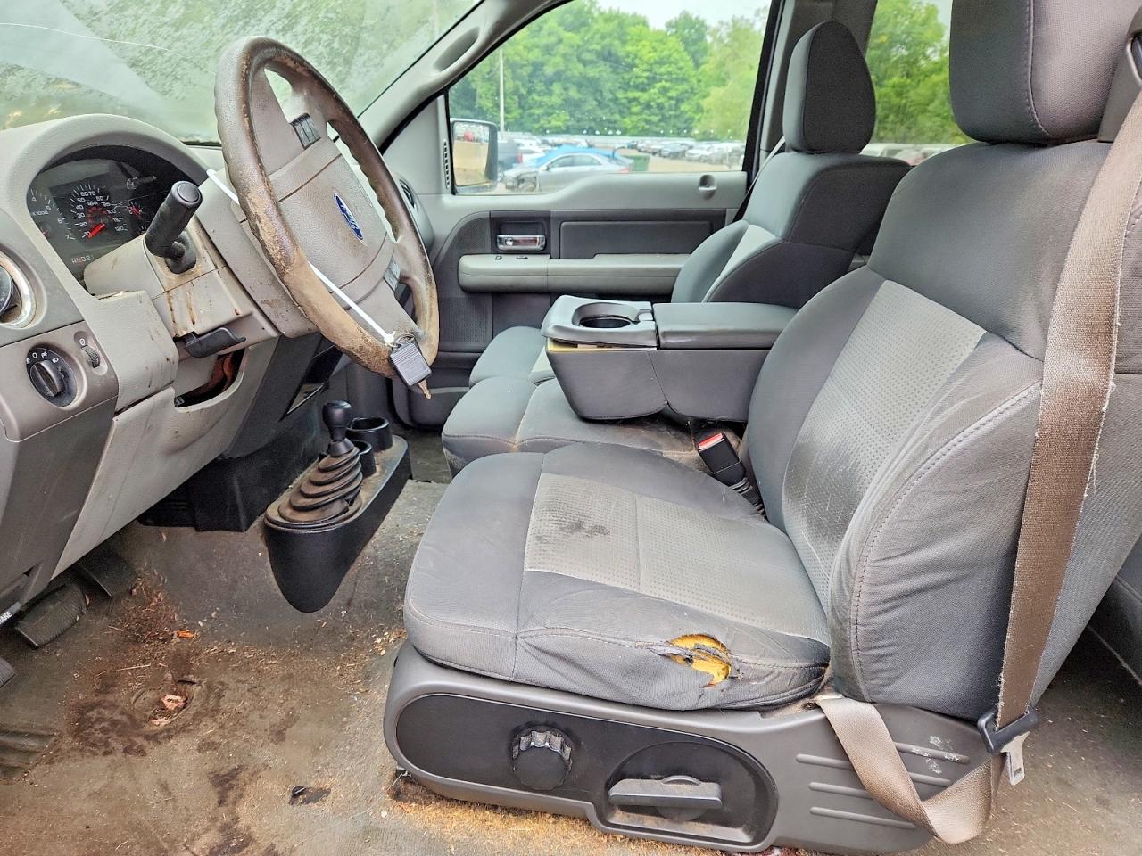 2007 Ford F150 Blue vin: 1FTPX14577NA19874