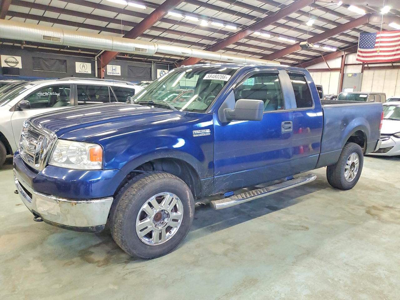 2008 Ford F150 Blue vin: 1FTPX14578FB22692