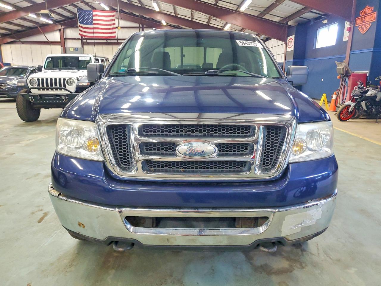 2008 Ford F150 Blue vin: 1FTPX14578FB22692