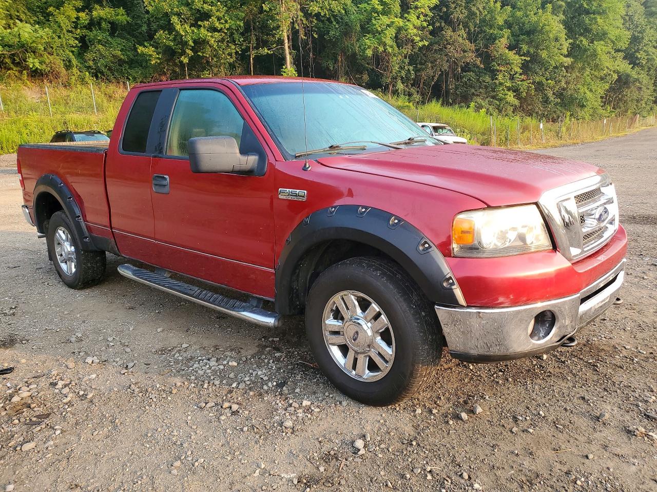 2008 Ford F150 Red vin: 1FTPX14578FB98302