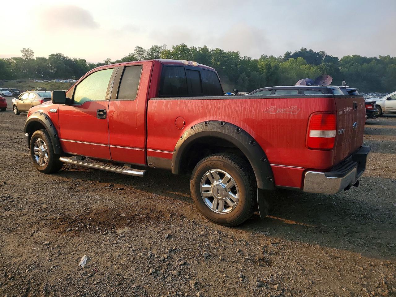 2008 Ford F150 Red vin: 1FTPX14578FB98302