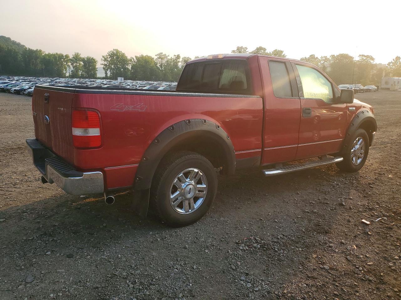 2008 Ford F150 Red vin: 1FTPX14578FB98302