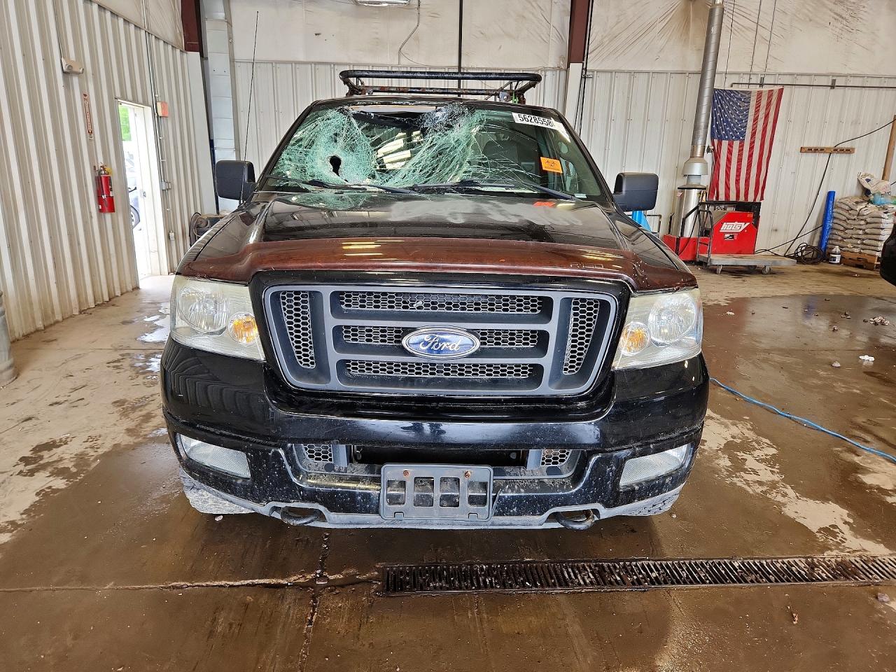 2004 Ford F150 Black vin: 1FTPX14584FA26466