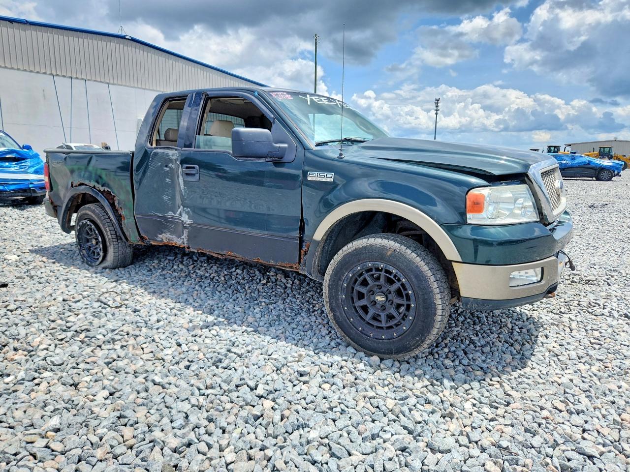 2004 Ford F150 Green vin: 1FTPX14584KD11823