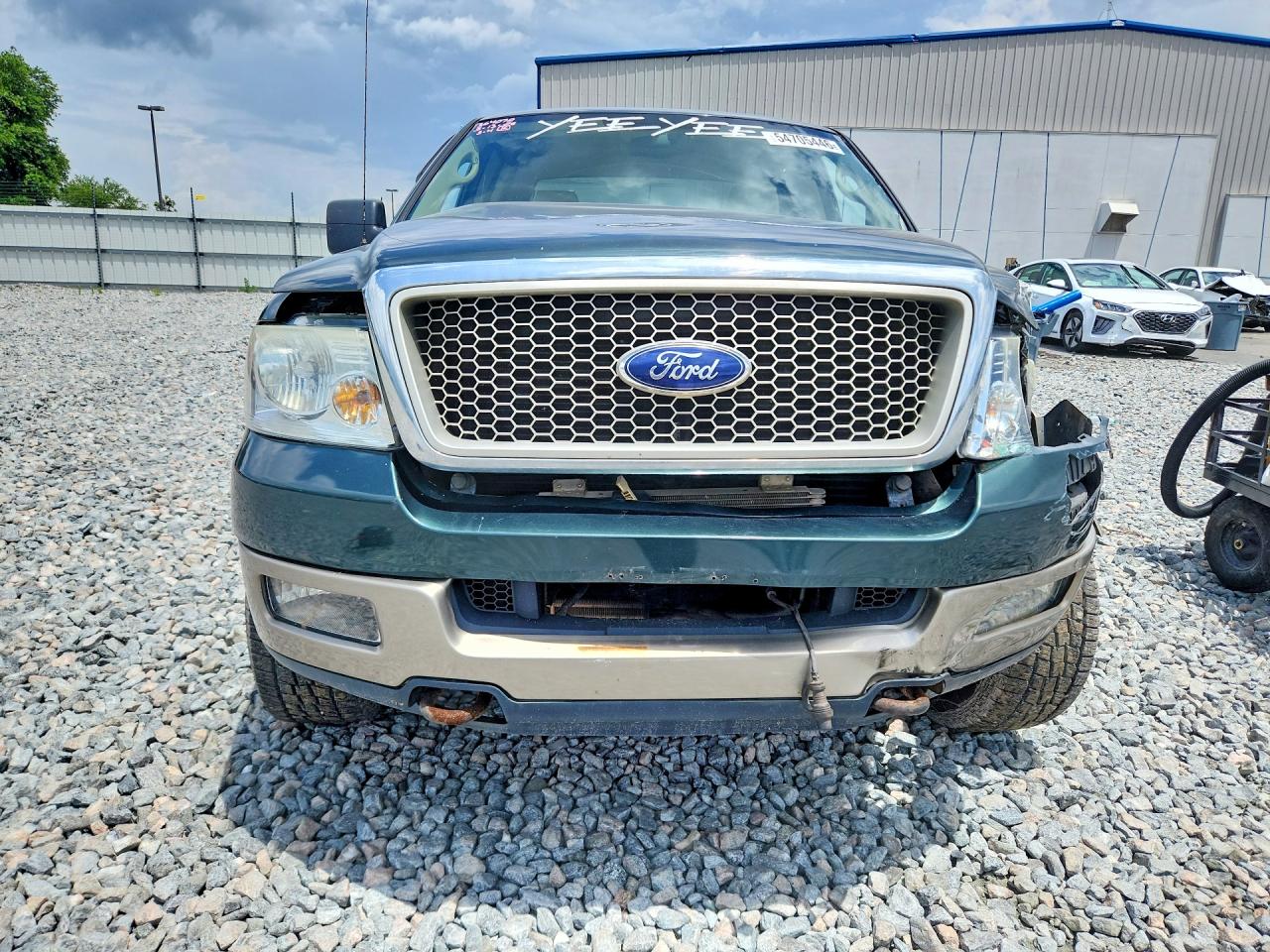 2004 Ford F150 Green vin: 1FTPX14584KD11823