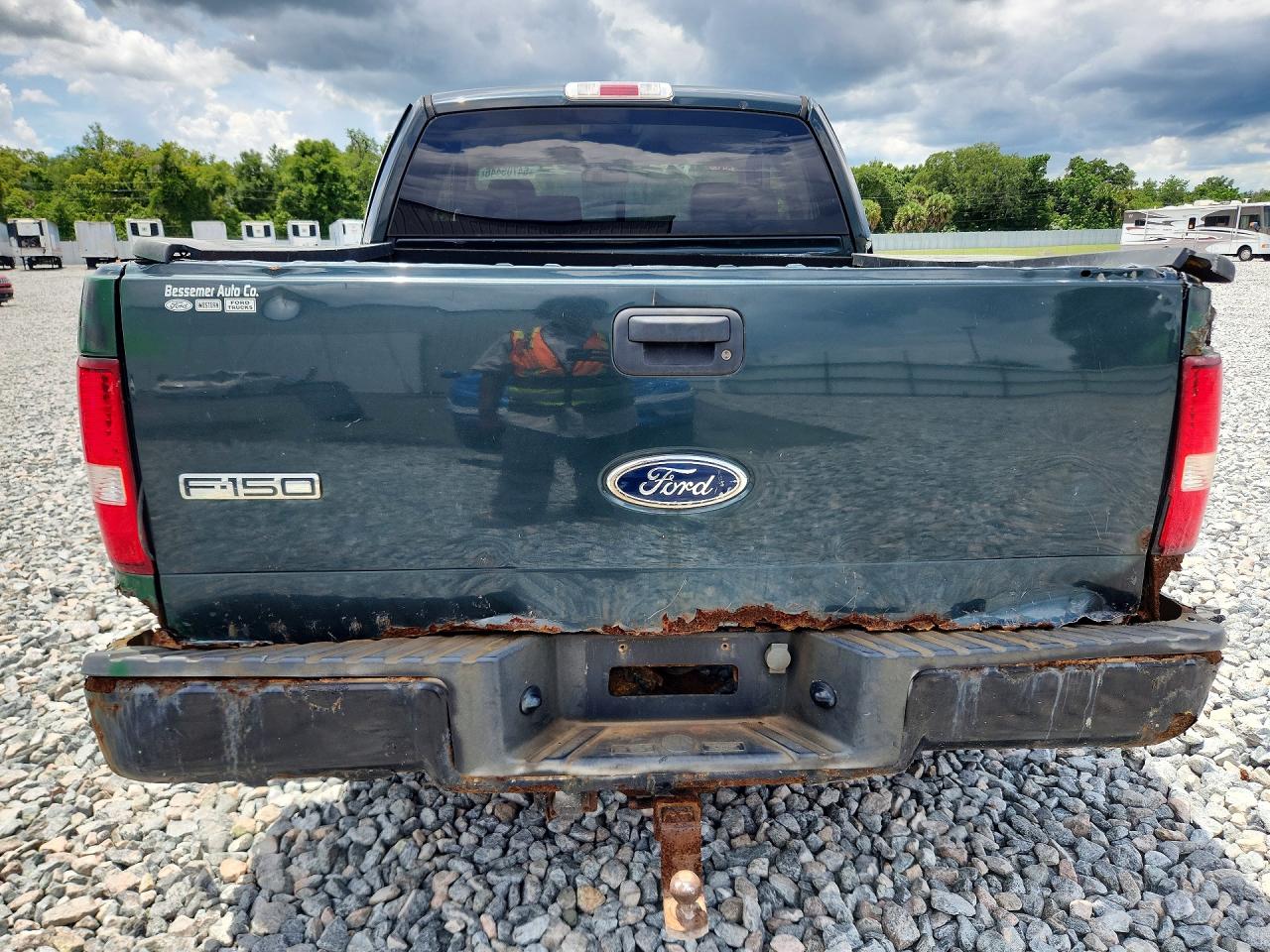 2004 Ford F150 Green vin: 1FTPX14584KD11823