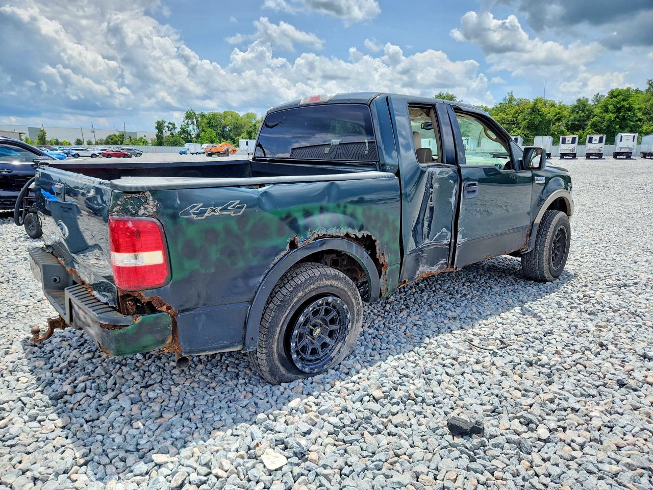 2004 Ford F150 Green vin: 1FTPX14584KD11823