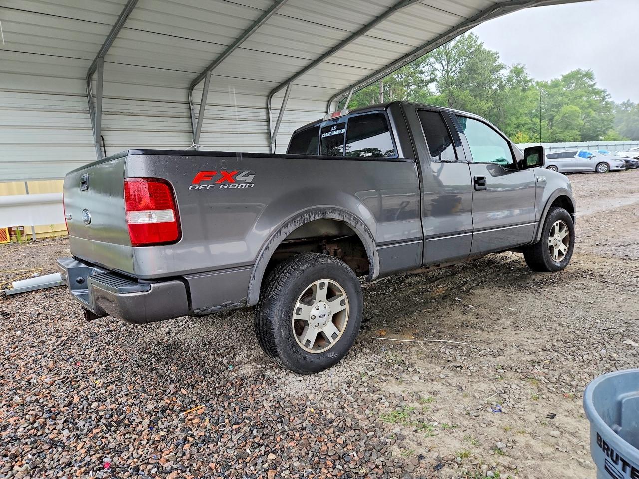2004 Ford F150 Gray vin: 1FTPX14584NA08457