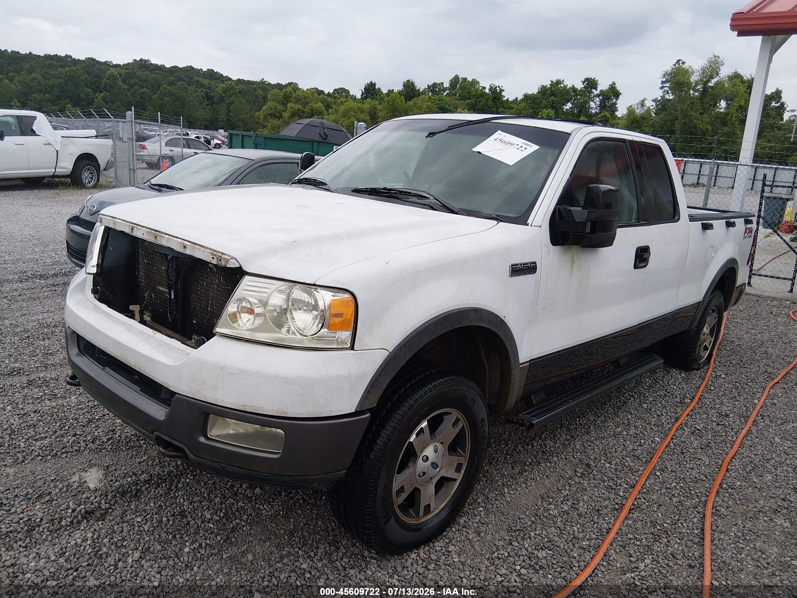 2004 Ford F-150 Fx4/lariat/xl/xlt White vin: 1FTPX14584NA37344