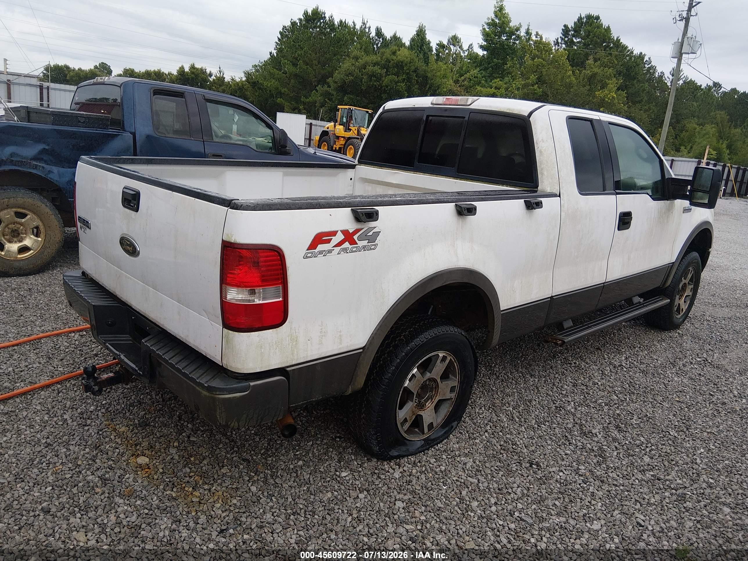 2004 Ford F-150 Fx4/lariat/xl/xlt White vin: 1FTPX14584NA37344