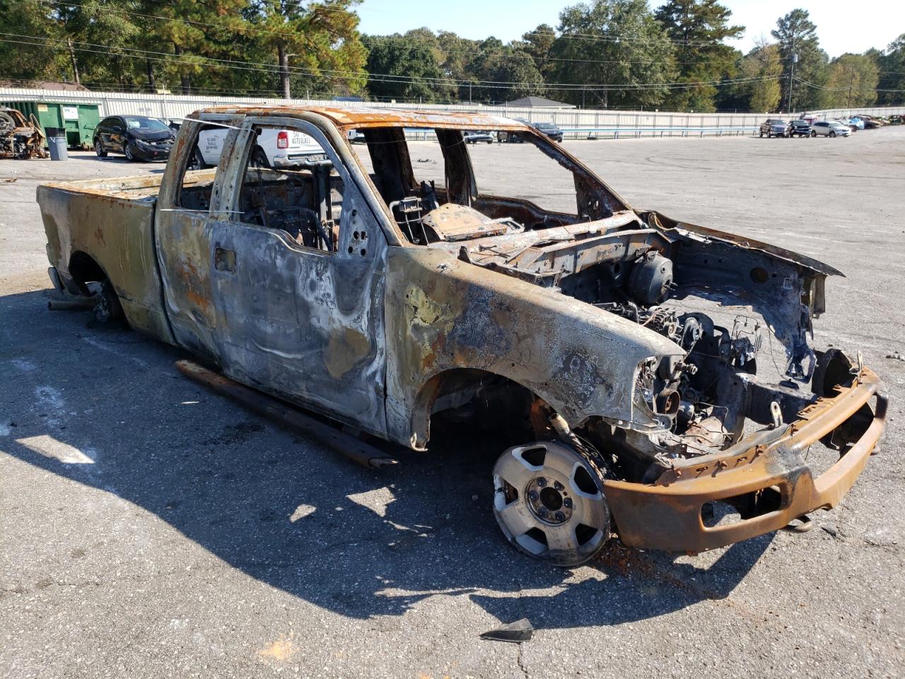 2004 Ford F150 Burn vin: 1FTPX14584NA39515