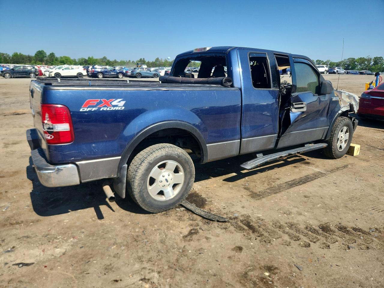 2004 Ford F150 Blue vin: 1FTPX14584NA66617