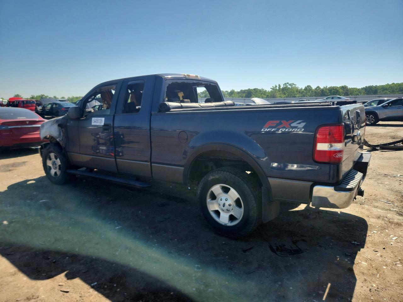 2004 Ford F150 Blue vin: 1FTPX14584NA66617