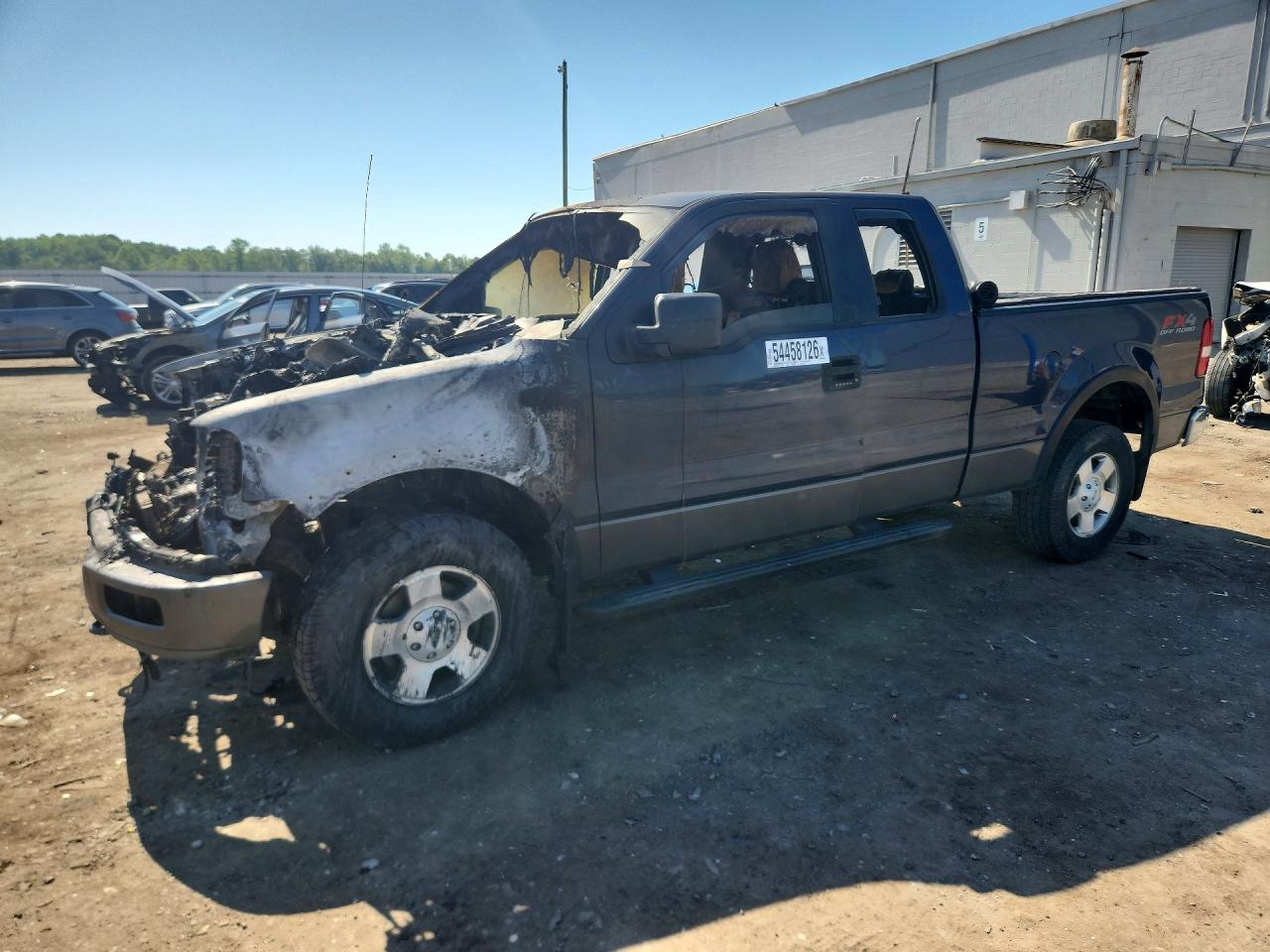 2004 Ford F150 Blue vin: 1FTPX14584NA66617