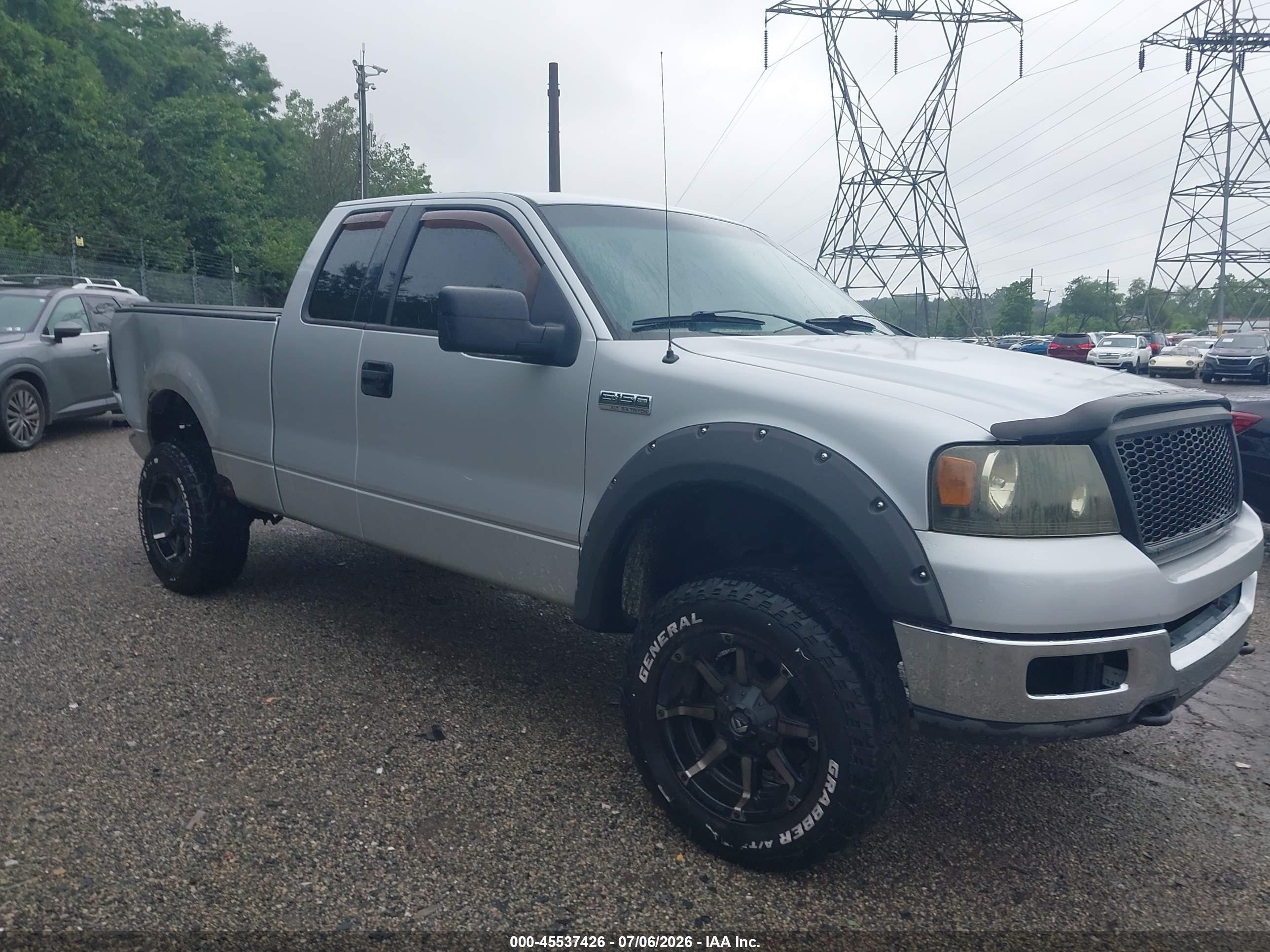 2004 Ford F-150 Fx4/lariat/xl/xlt Silver vin: 1FTPX14584NB11619
