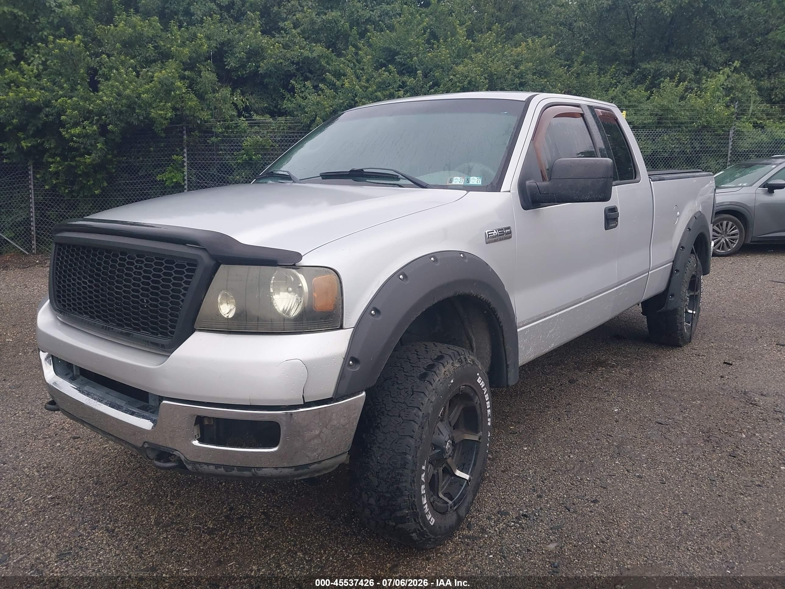2004 Ford F-150 Fx4/lariat/xl/xlt Silver vin: 1FTPX14584NB11619
