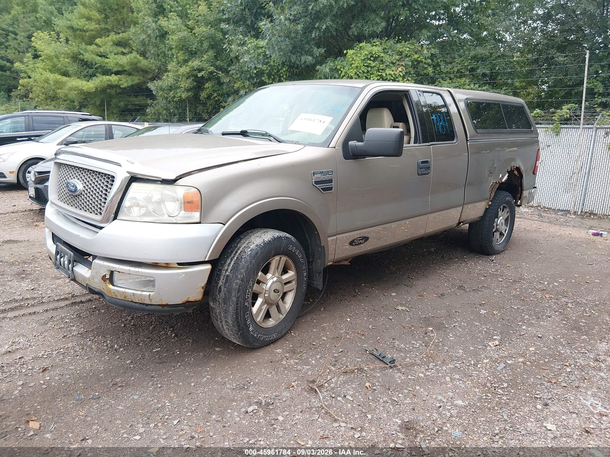 2004 Ford F-150 Fx4/lariat/xl/xlt Pewter vin: 1FTPX14584NB17436
