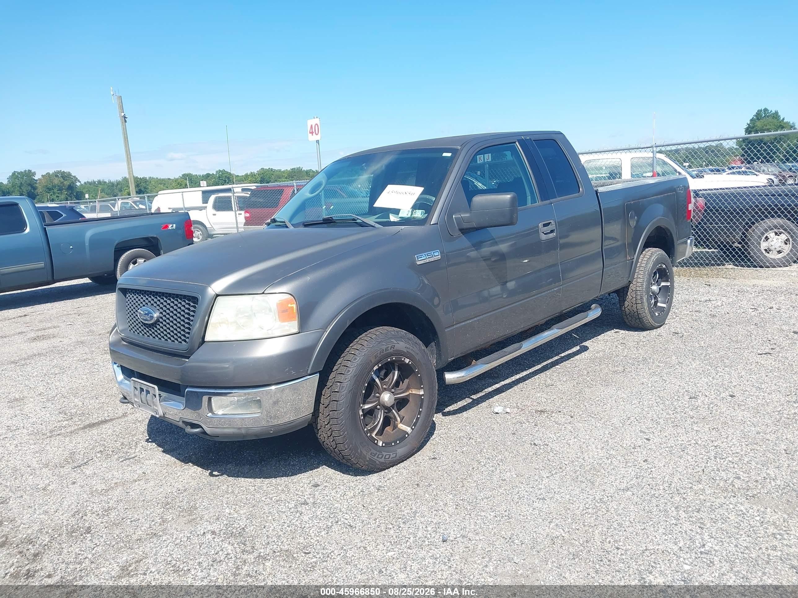 2004 Ford F-150 Fx4/lariat/xl/xlt Gray vin: 1FTPX14584NB46192