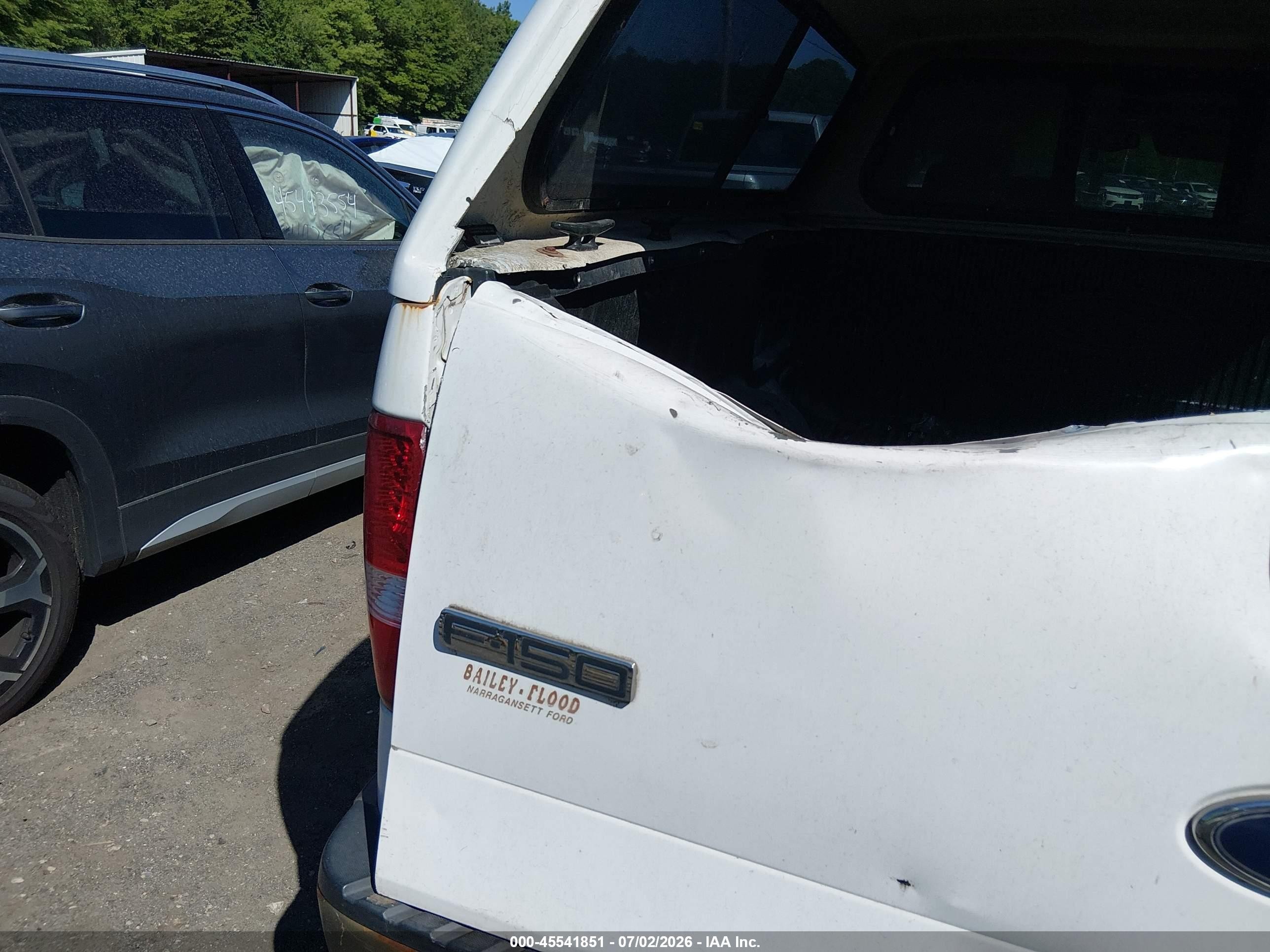 2005 Ford F-150 Fx4/lariat/xl/xlt White vin: 1FTPX14585NA02515