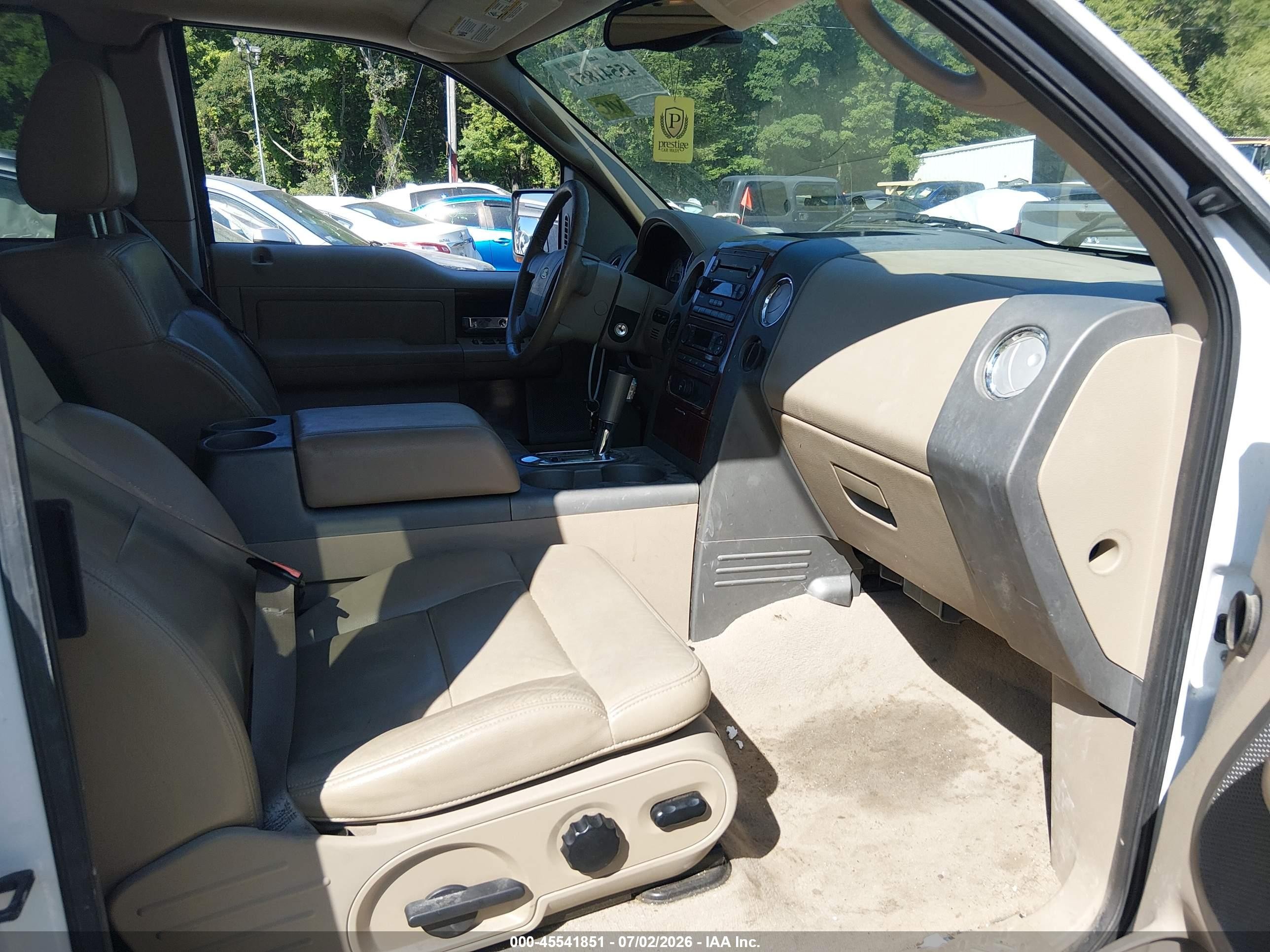 2005 Ford F-150 Fx4/lariat/xl/xlt White vin: 1FTPX14585NA02515