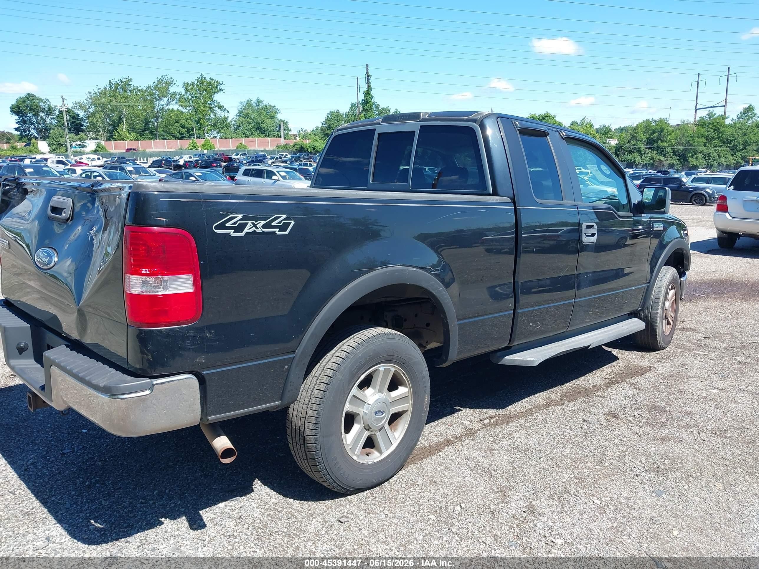 2005 Ford F-150 Fx4/lariat/xl/xlt Black vin: 1FTPX14585NA72449