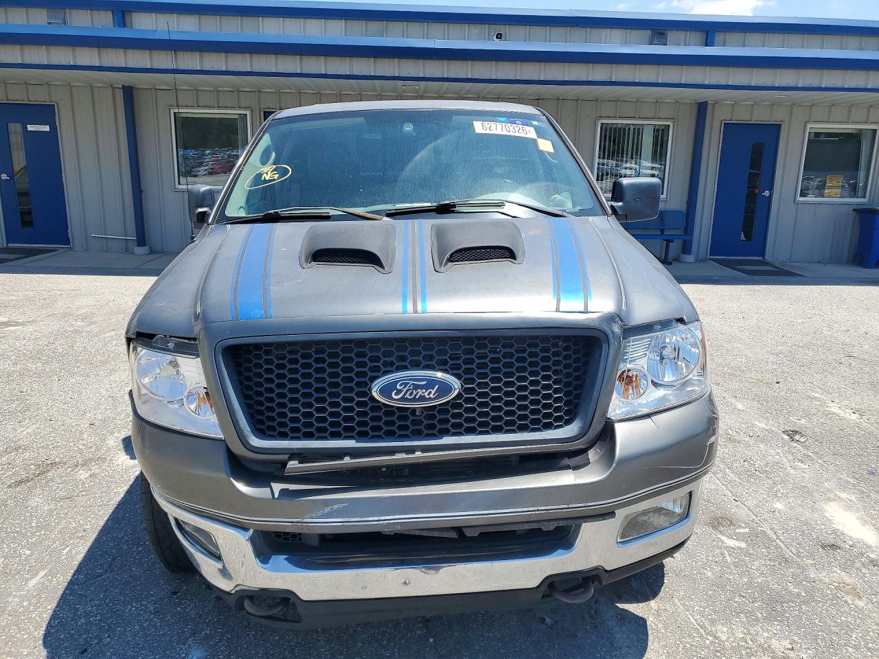 2005 Ford F150 Gray vin: 1FTPX14585NB09838