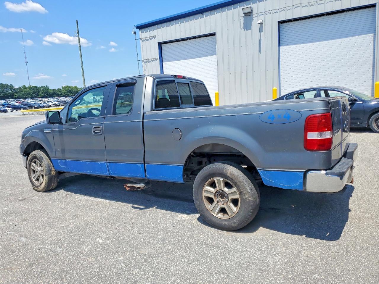 2005 Ford F150 Gray vin: 1FTPX14585NB09838