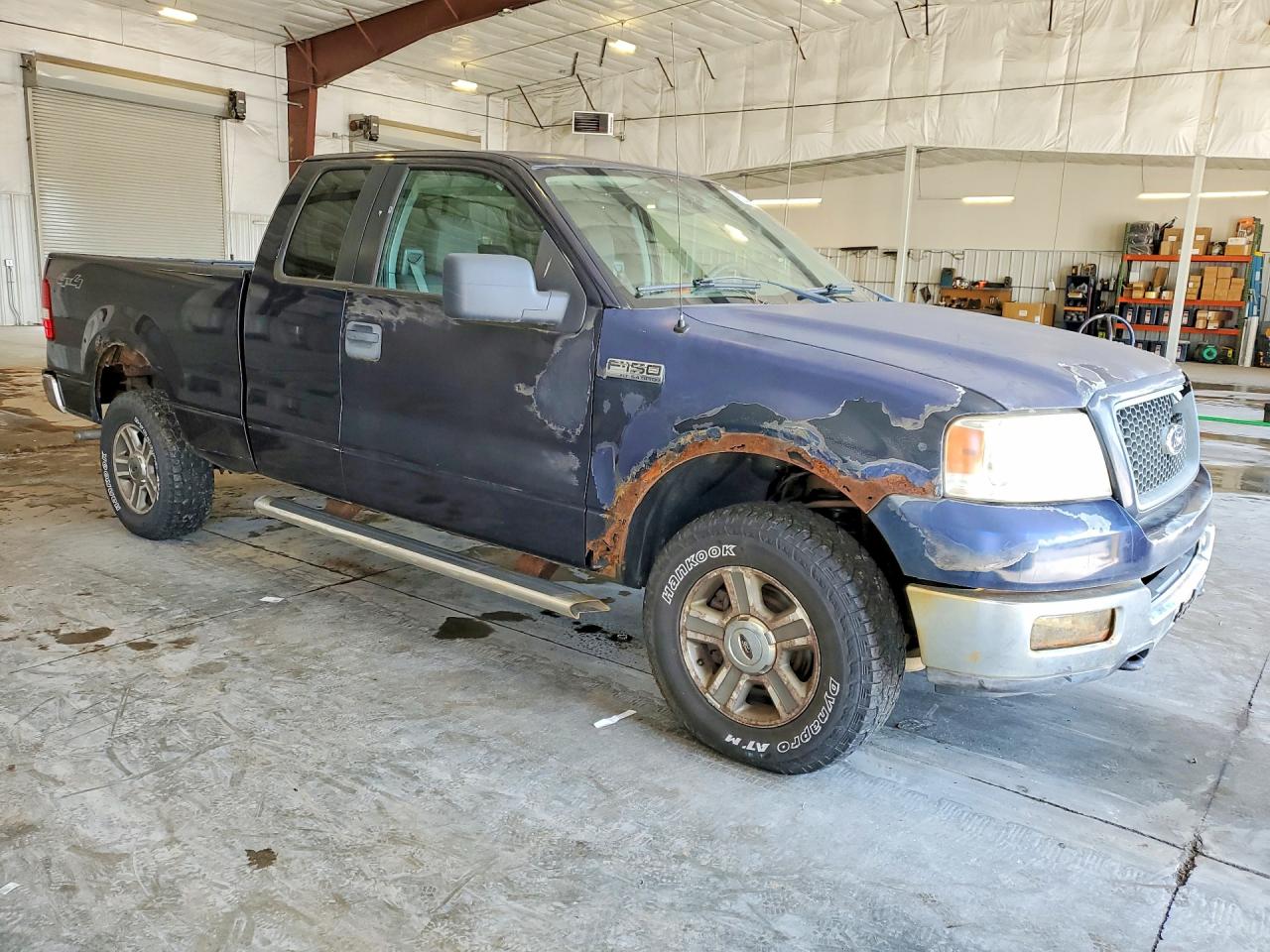 2005 Ford F150 Blue vin: 1FTPX14585NB37039