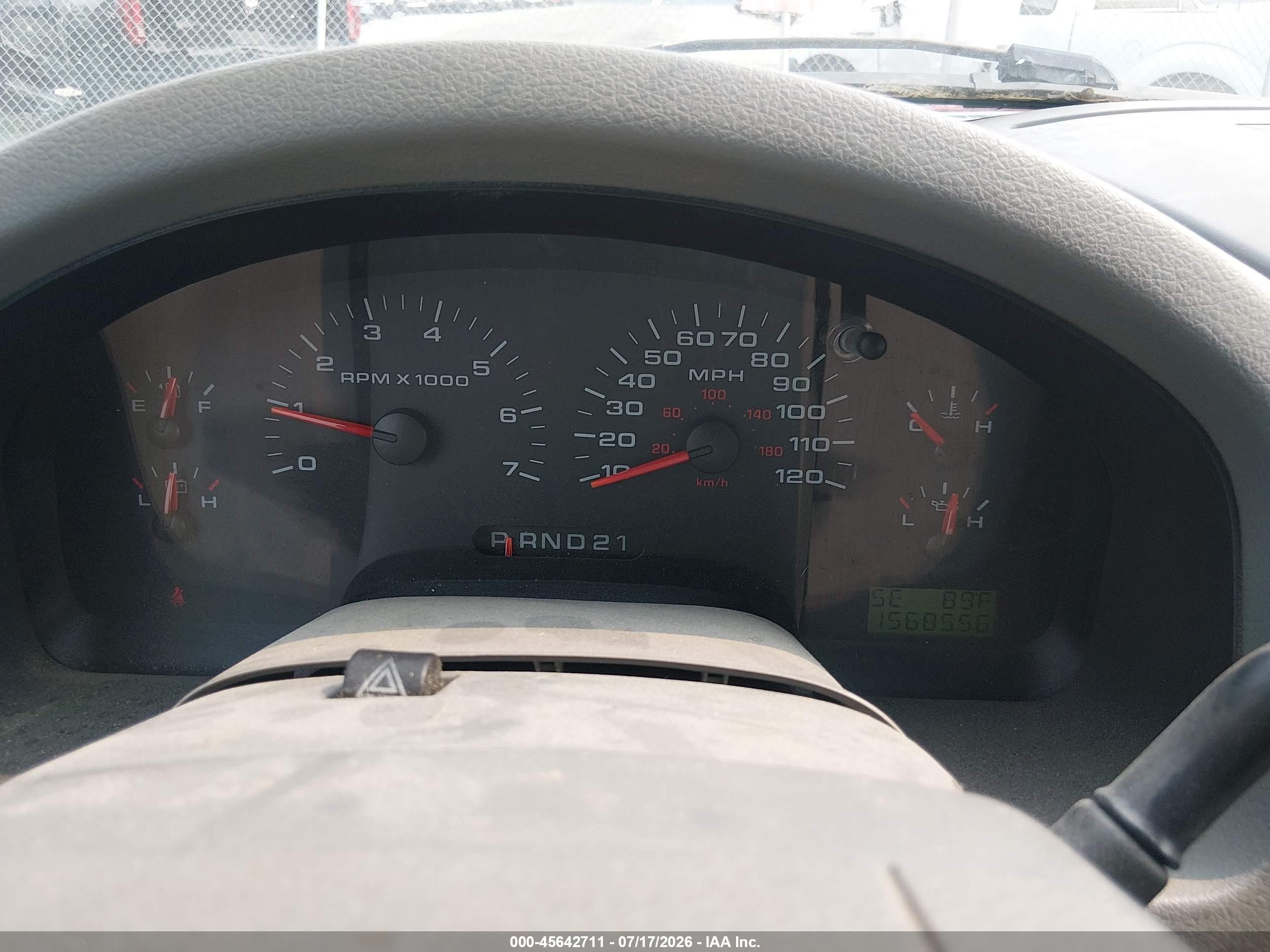 2005 Ford F-150 Fx4/lariat/xl/xlt Red vin: 1FTPX14585NB50972