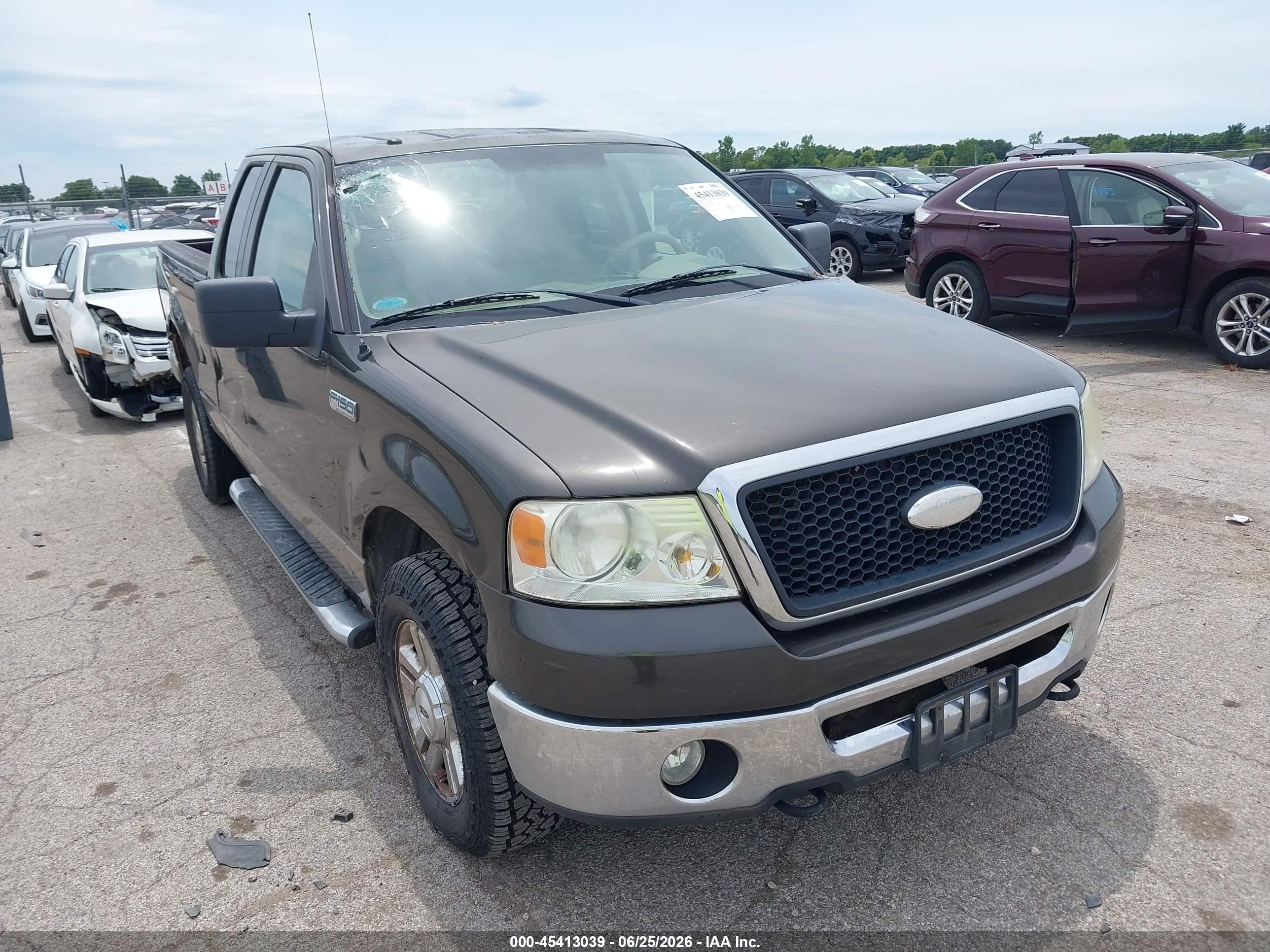 2006 Ford F-150 Fx4/lariat/xl/xlt Gray vin: 1FTPX14586FA71944