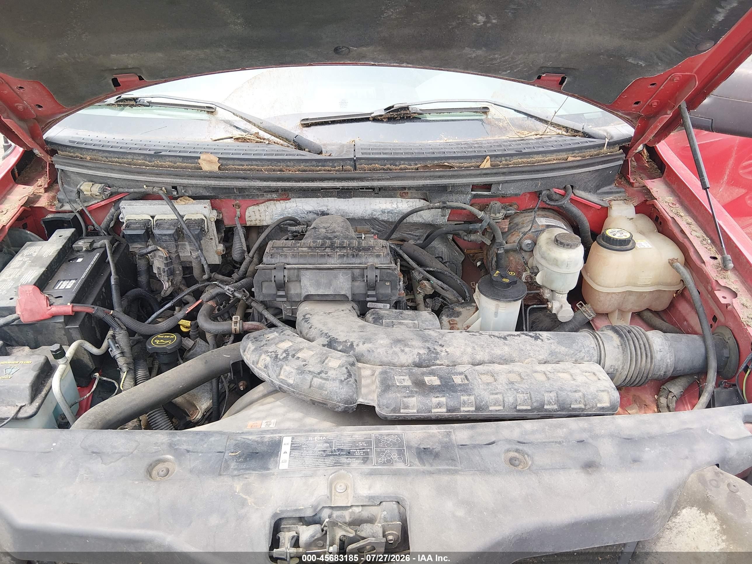 2006 Ford F-150 Fx4/lariat/xl/xlt Red vin: 1FTPX14586FB04800