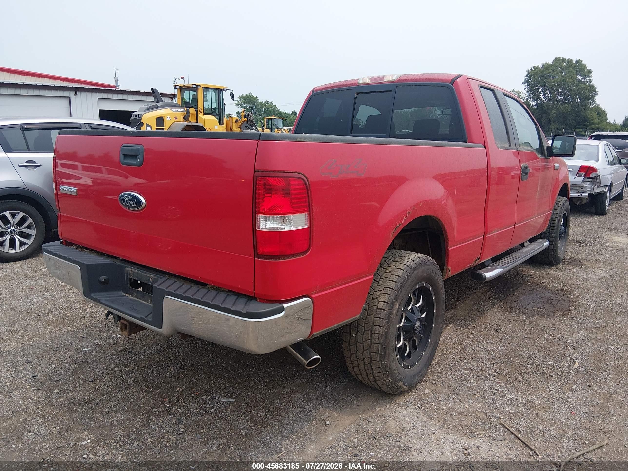 2006 Ford F-150 Fx4/lariat/xl/xlt Red vin: 1FTPX14586FB04800