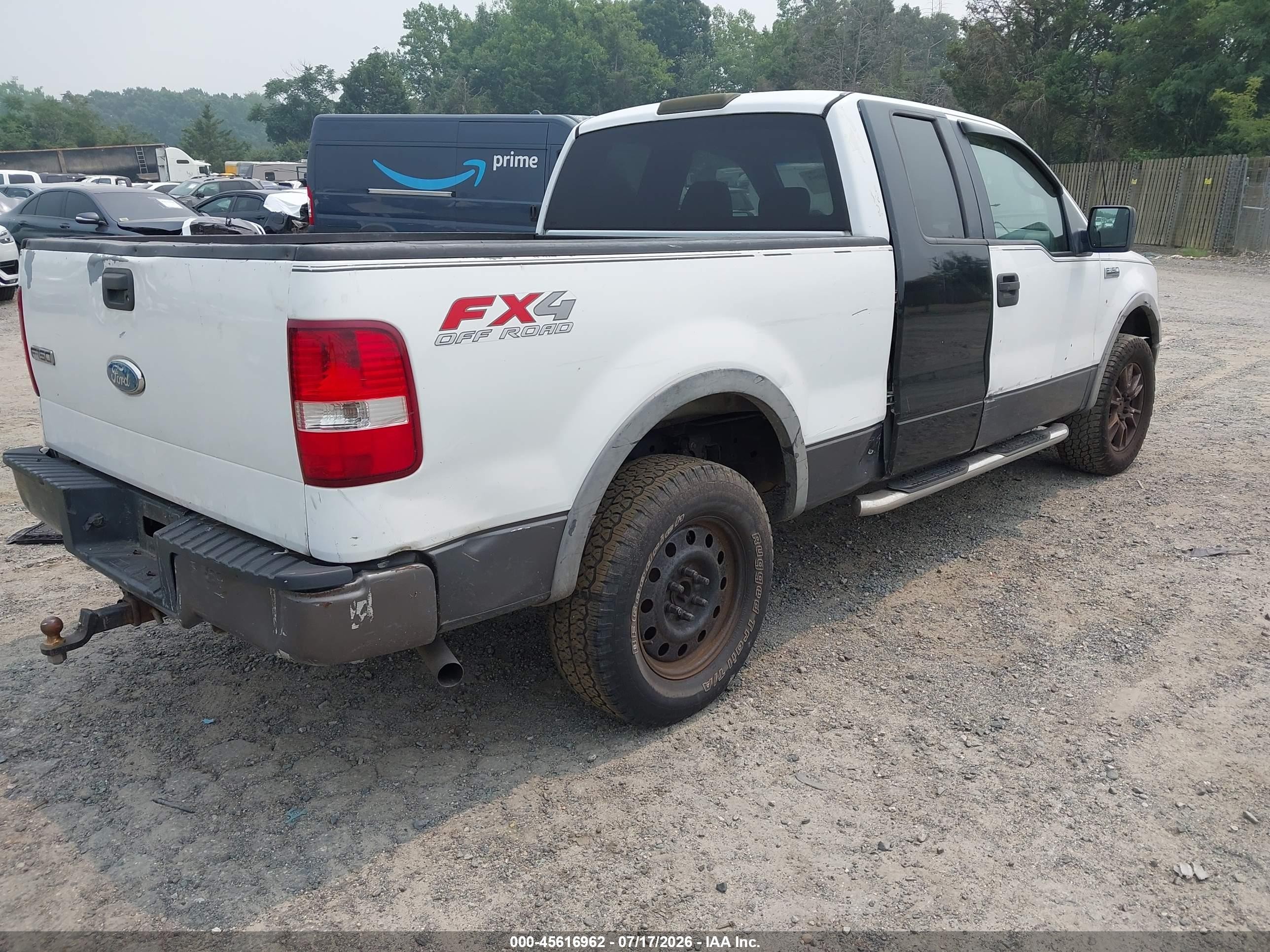 2006 Ford F-150 Fx4/lariat/xl/xlt White vin: 1FTPX14586NA51523