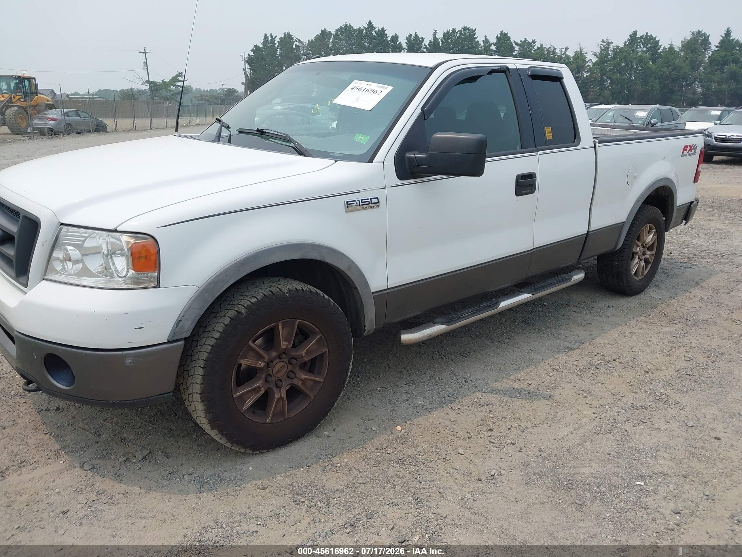 2006 Ford F-150 Fx4/lariat/xl/xlt White vin: 1FTPX14586NA51523