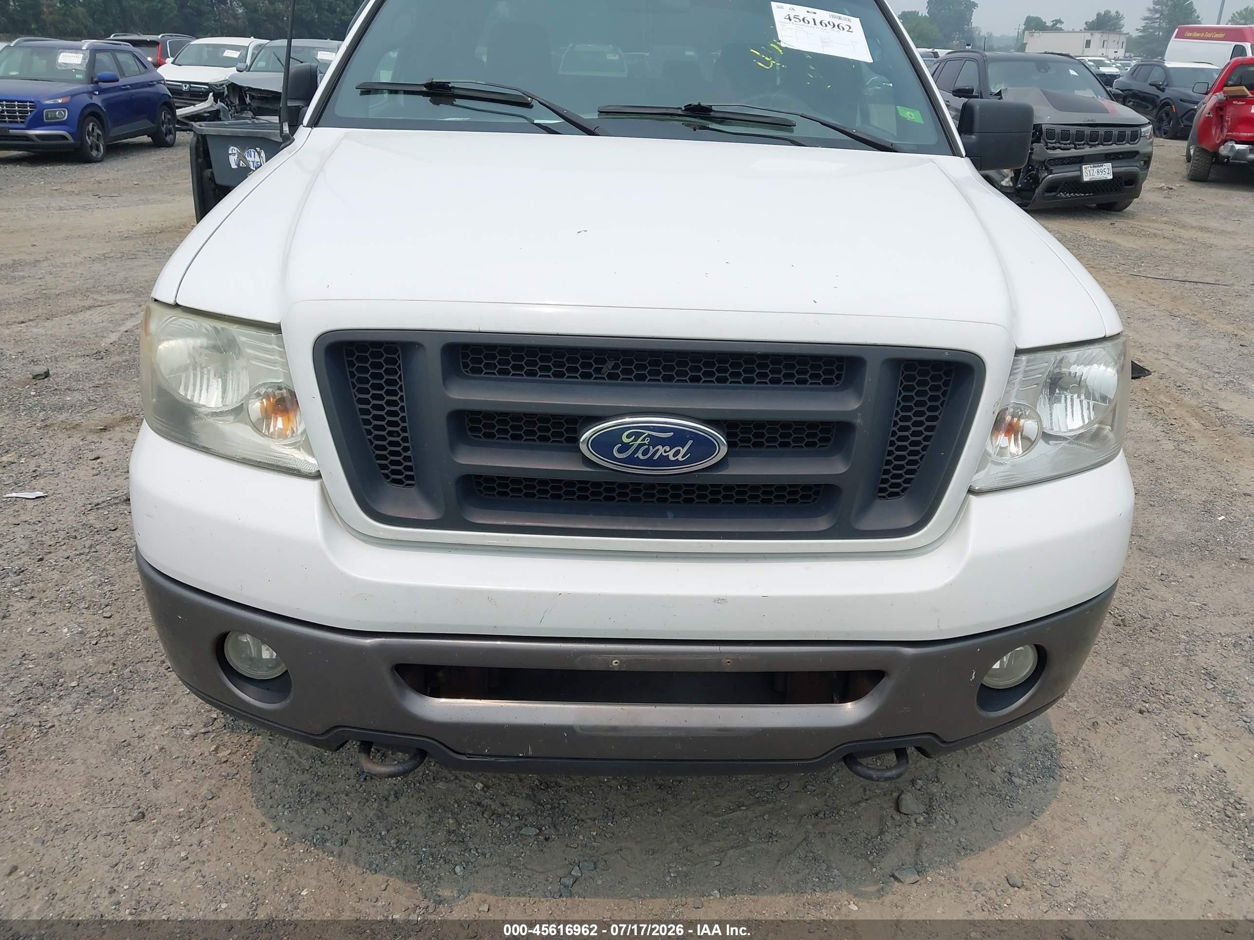 2006 Ford F-150 Fx4/lariat/xl/xlt White vin: 1FTPX14586NA51523