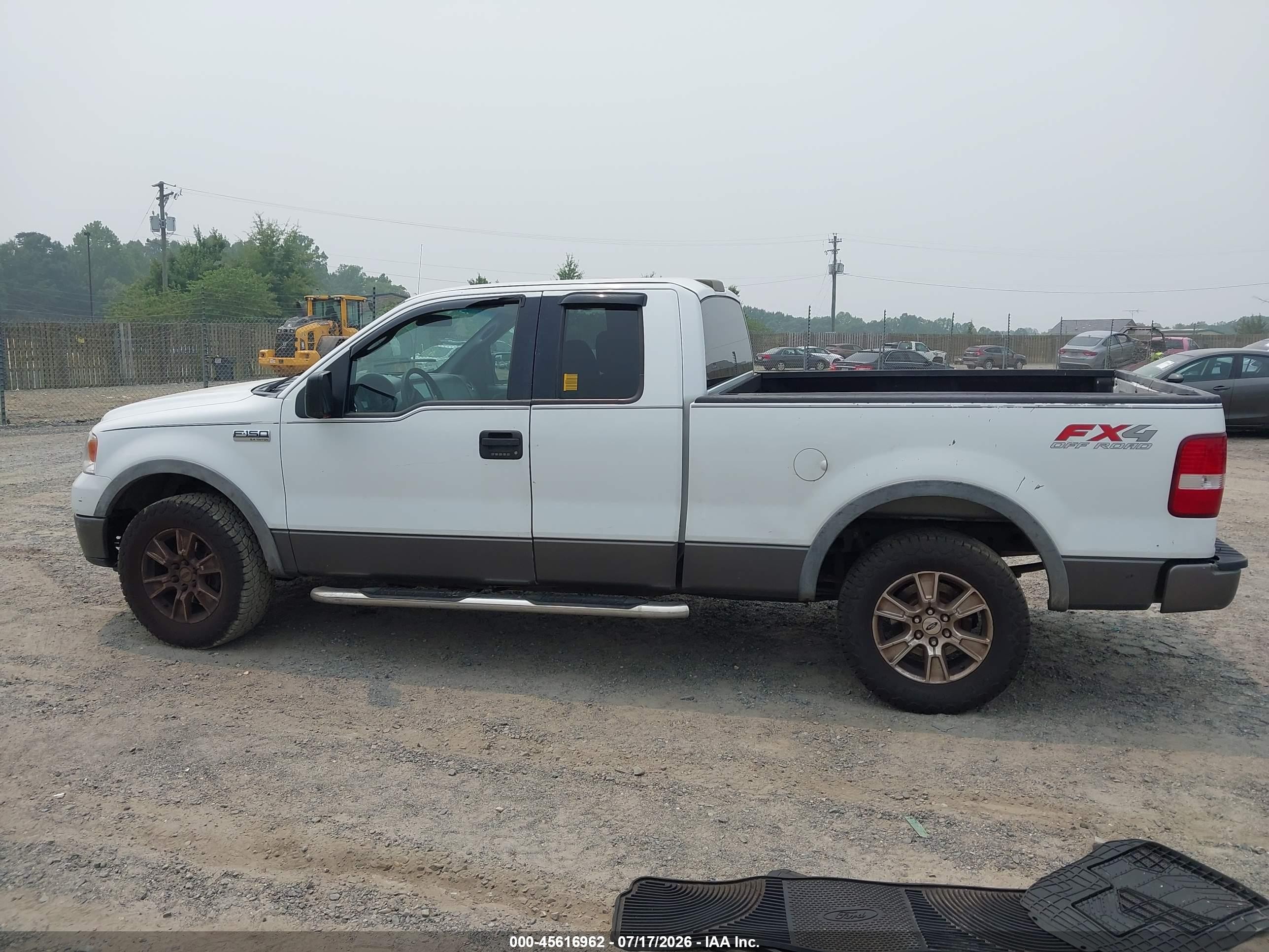 2006 Ford F-150 Fx4/lariat/xl/xlt White vin: 1FTPX14586NA51523
