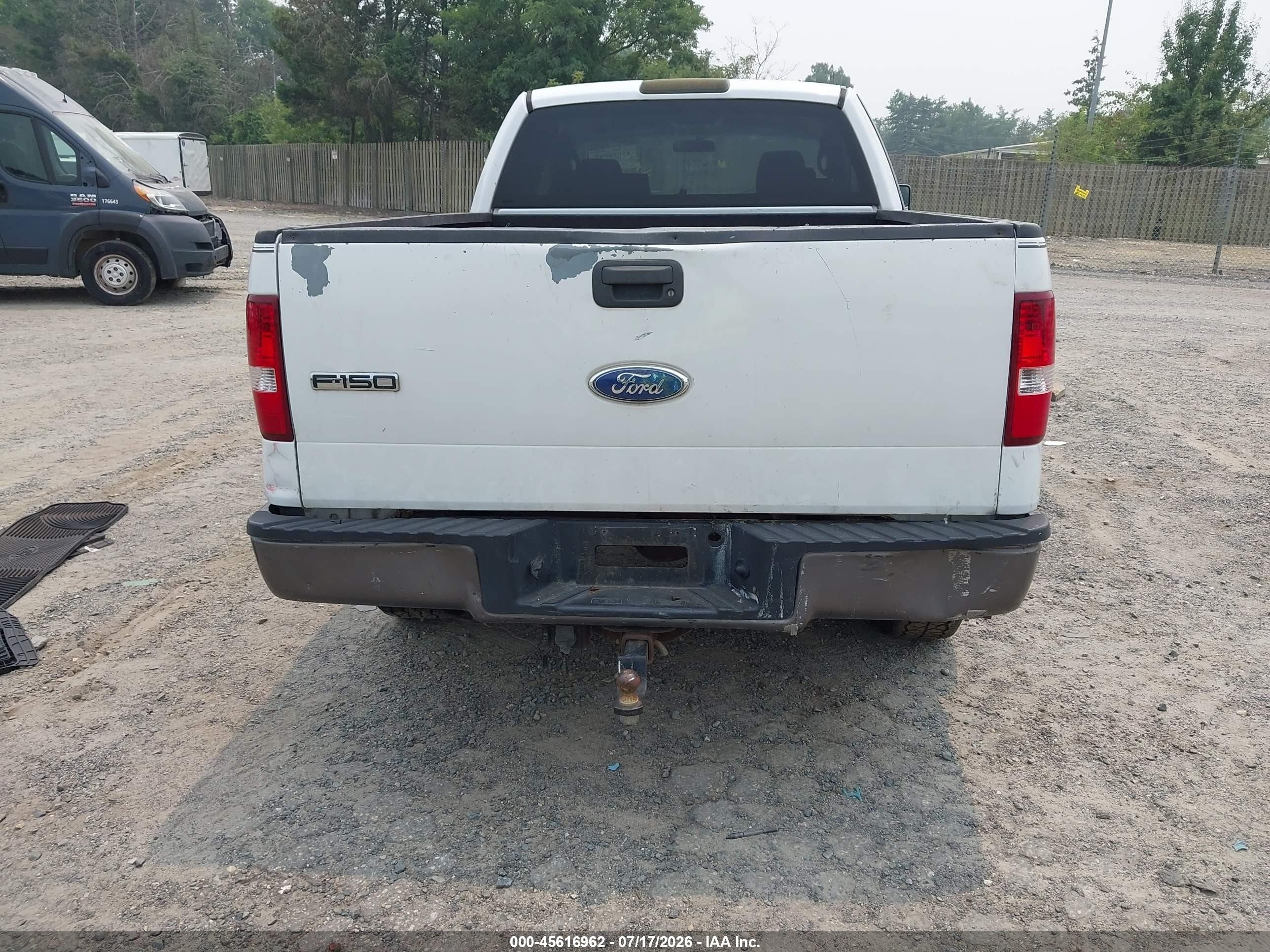 2006 Ford F-150 Fx4/lariat/xl/xlt White vin: 1FTPX14586NA51523