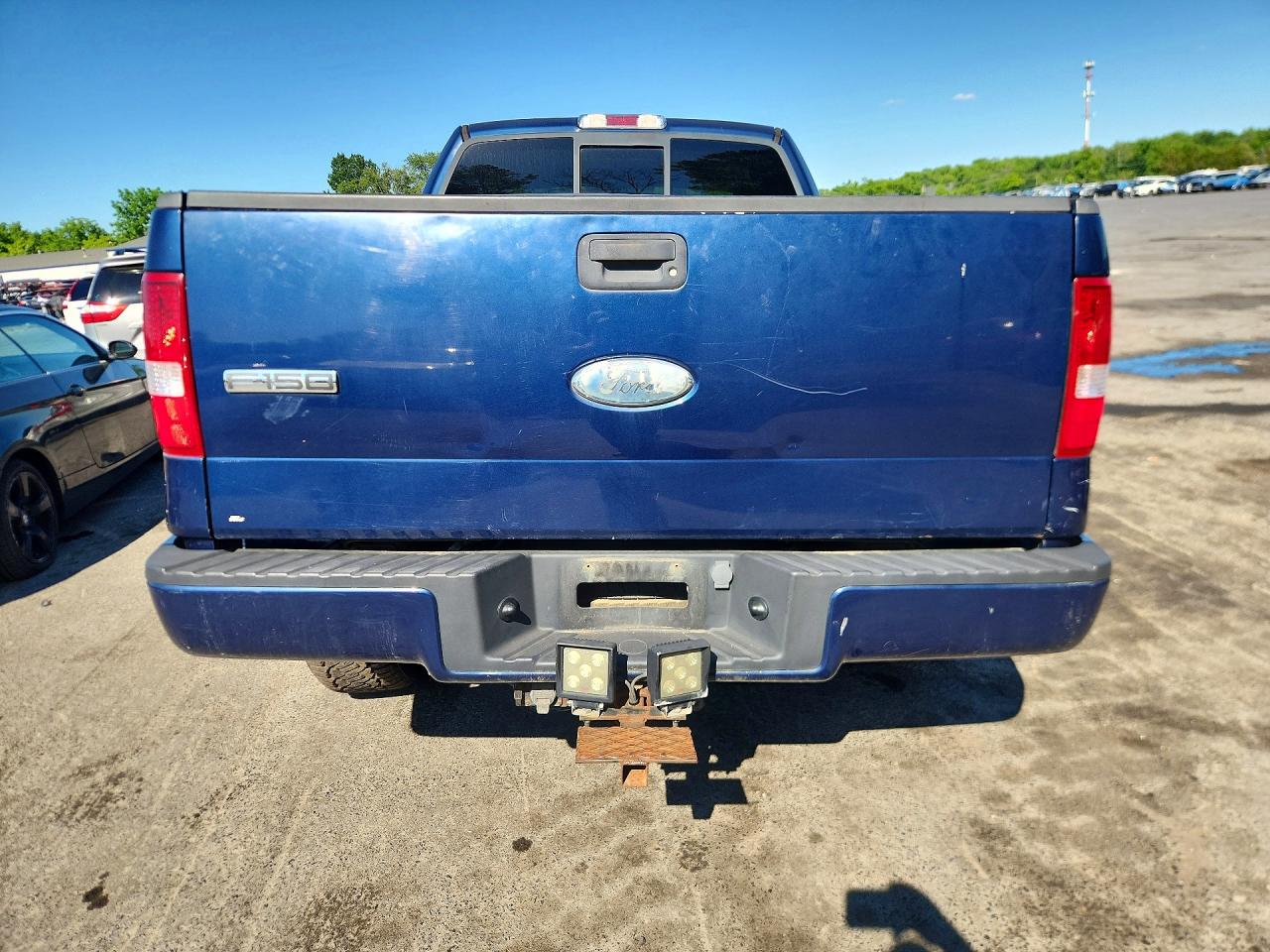 2007 Ford F150 Blue vin: 1FTPX14587NA77847
