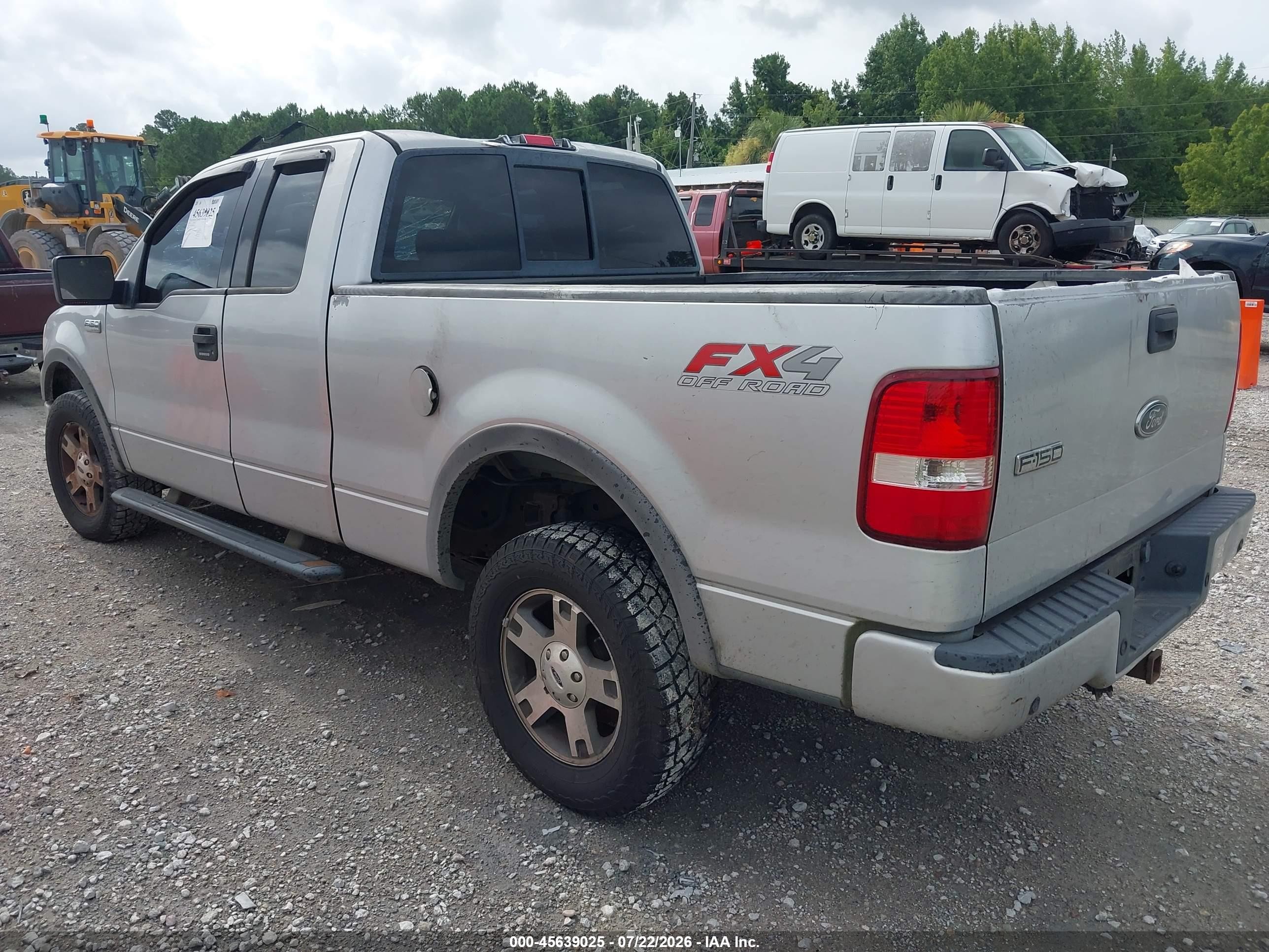 2004 Ford F-150   Gray vin: 1FTPX14594FA02242
