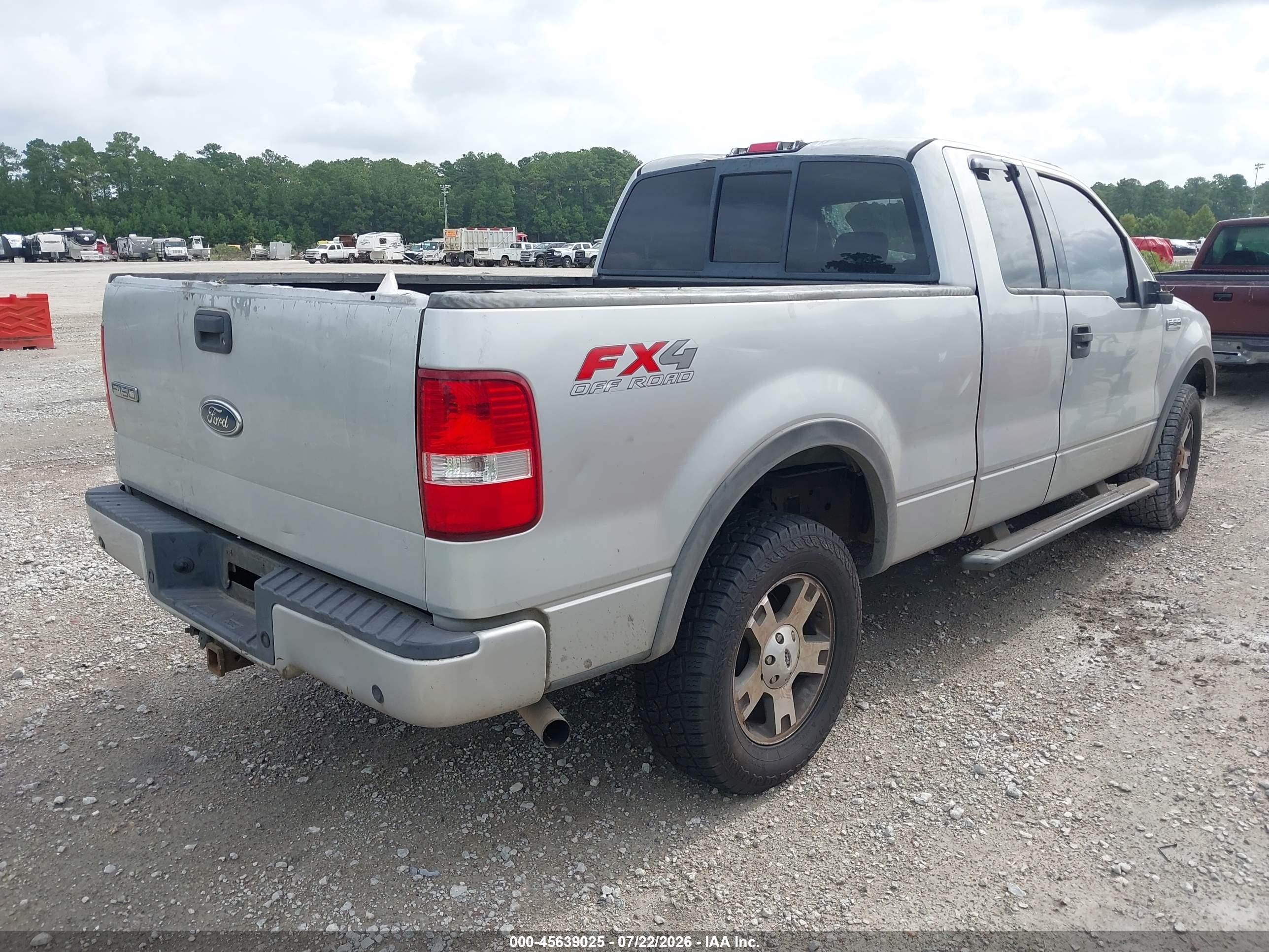 2004 Ford F-150   Gray vin: 1FTPX14594FA02242
