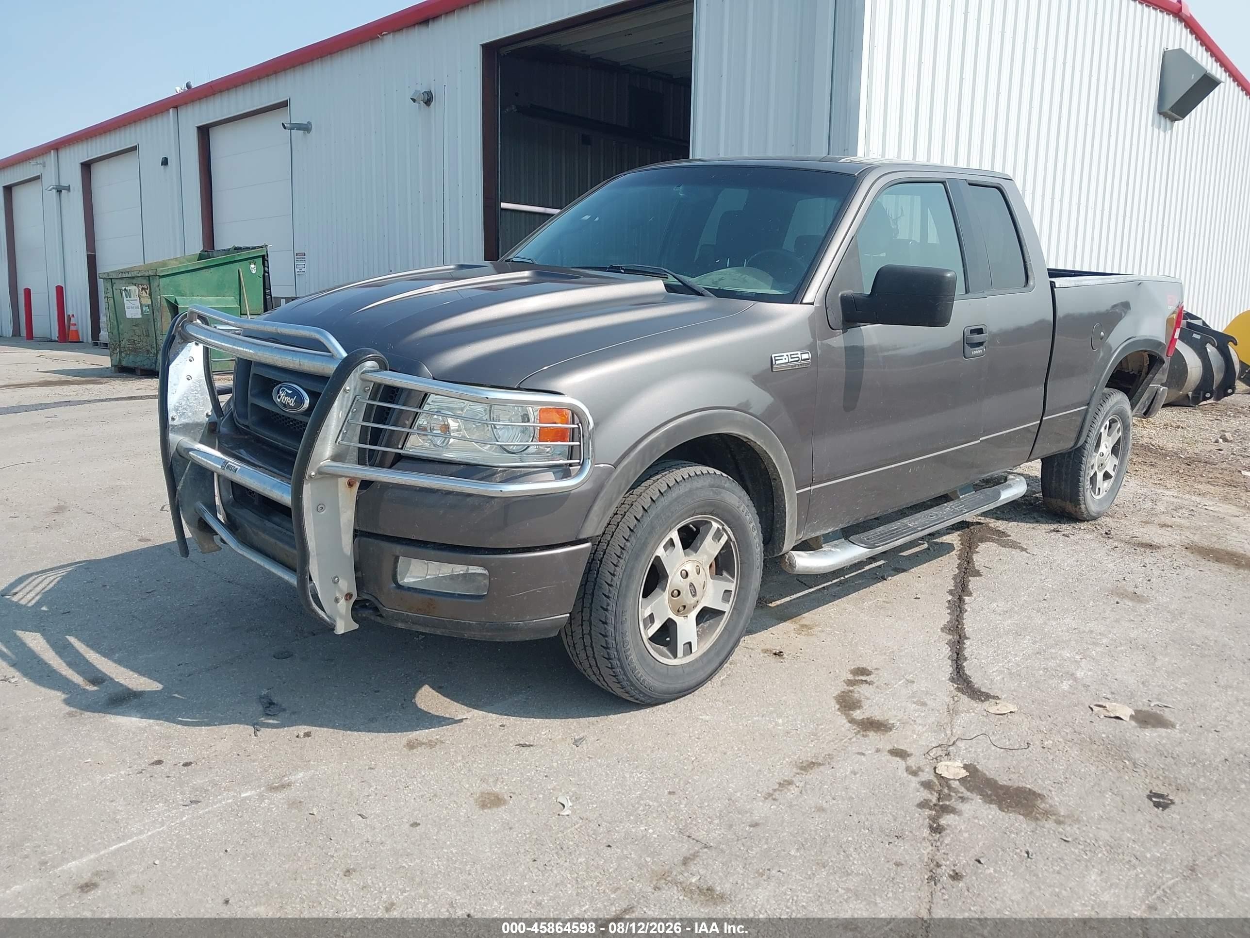 2004 Ford F-150   Gray vin: 1FTPX14594FA09210